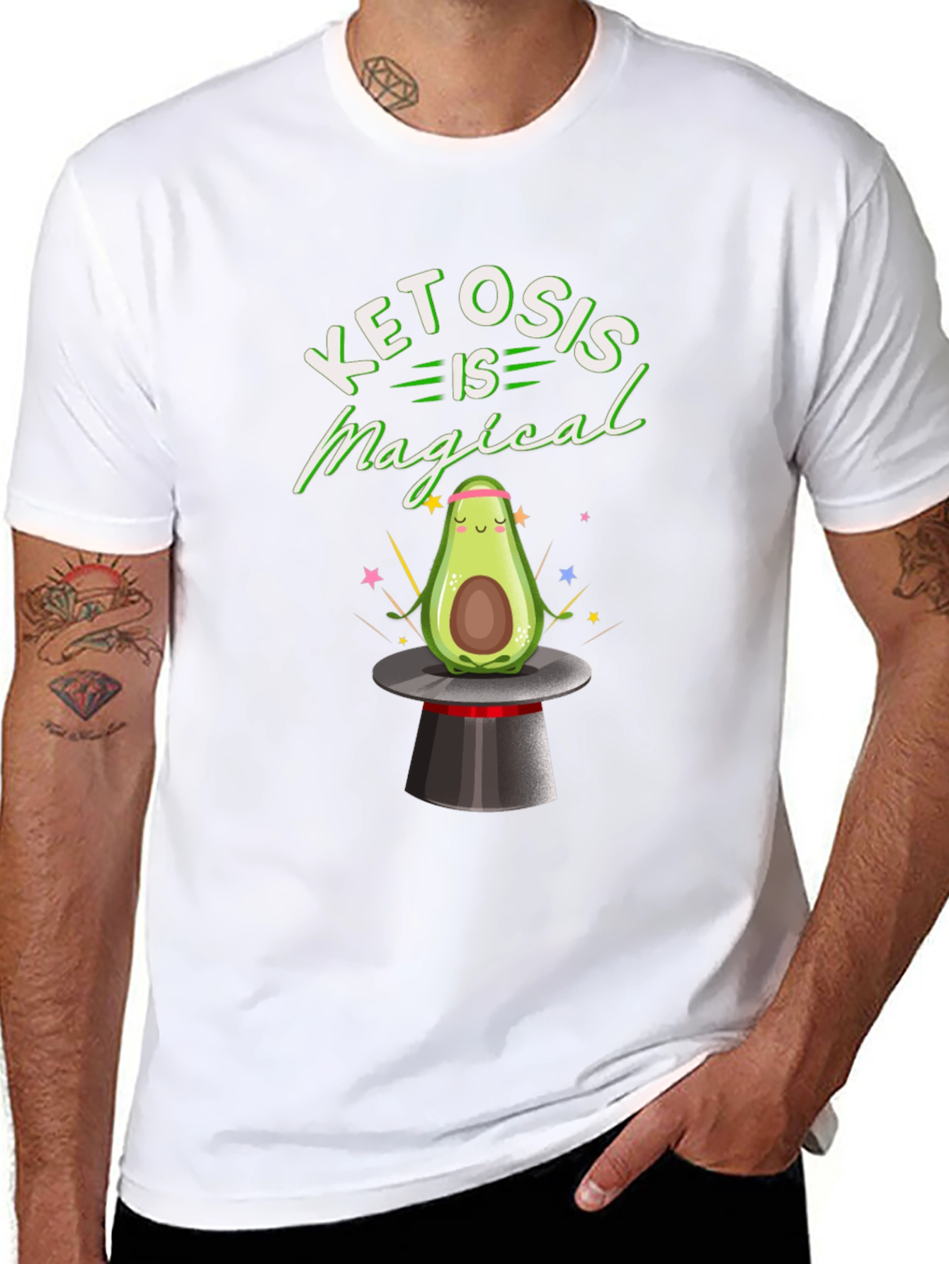 Ketosis Is Magical Avocado T-Shirt - Unisex