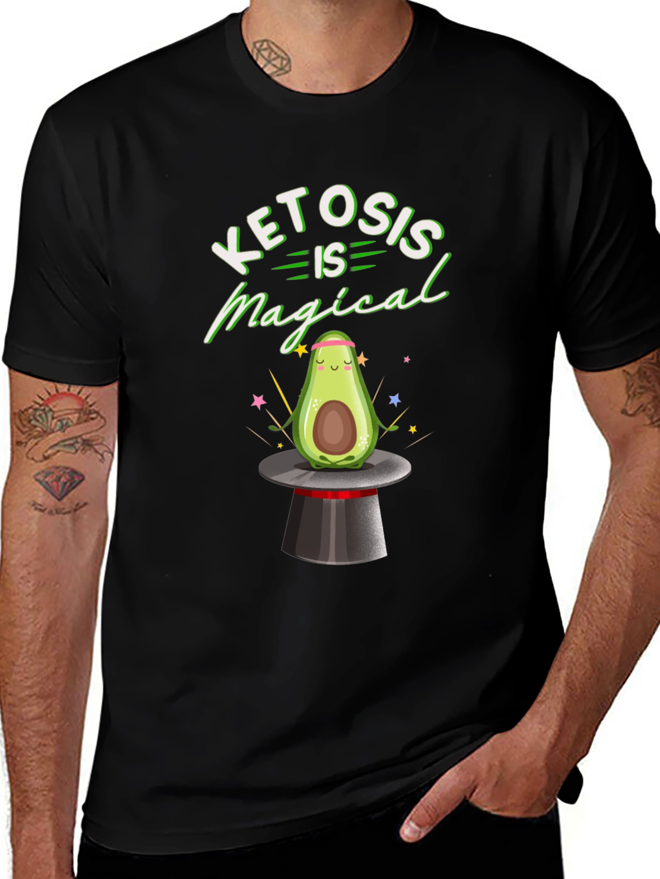 Ketosis Is Magical Avocado T-Shirt - Unisex