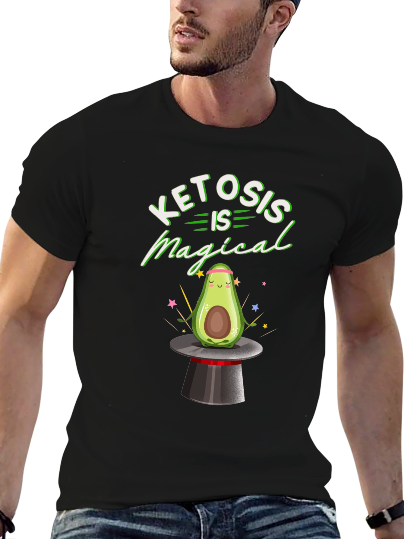 Ketosis Is Magical Avocado T-Shirt - Unisex
