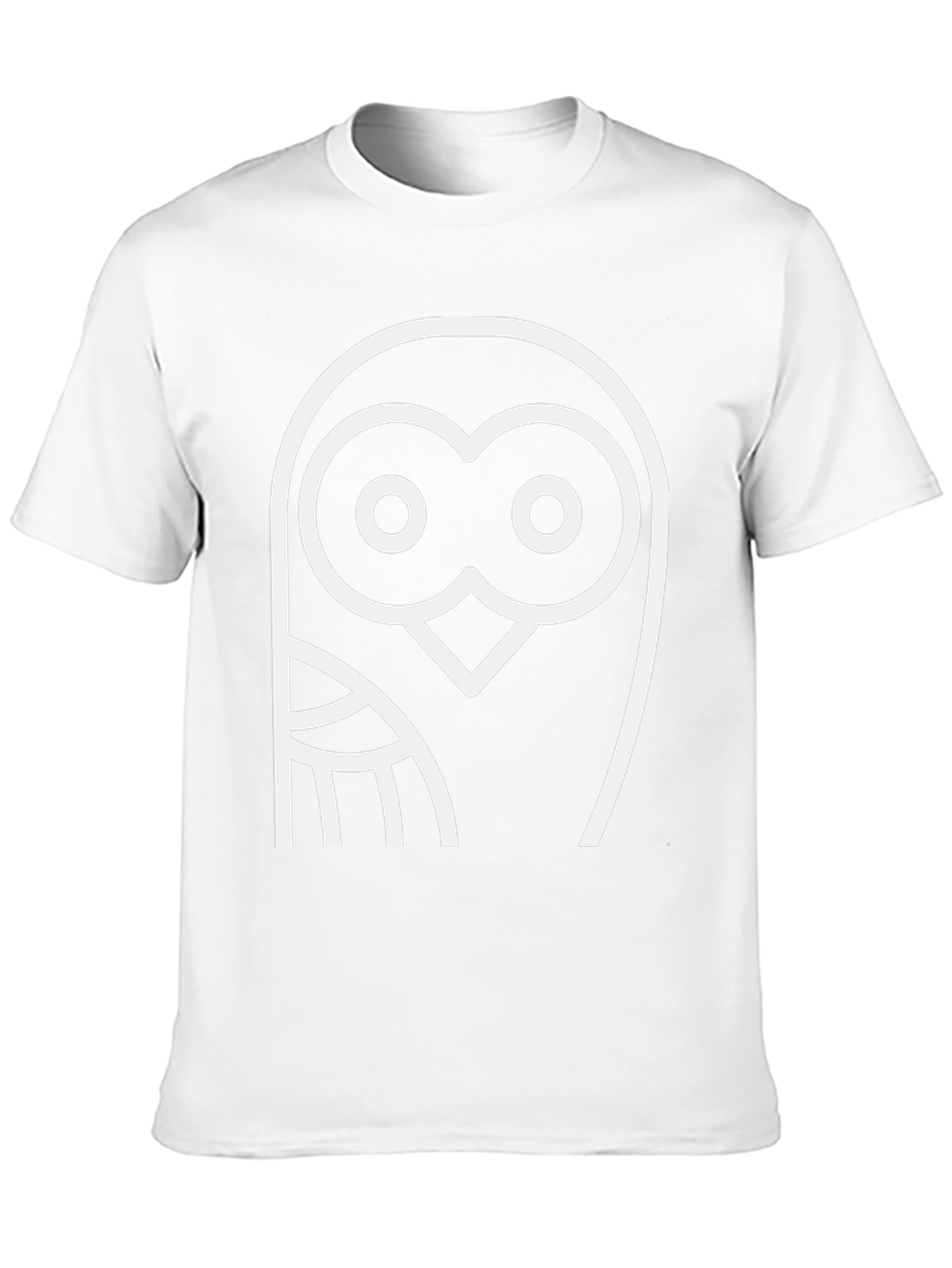 Cool Owl Graphic Black T-Shirt