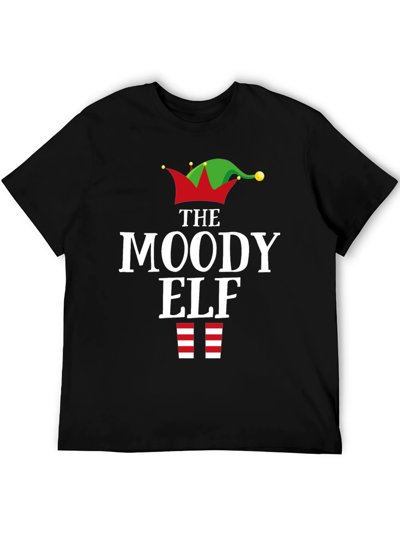 The Moody Elf Christmas T-Shirt - Holiday Apparel