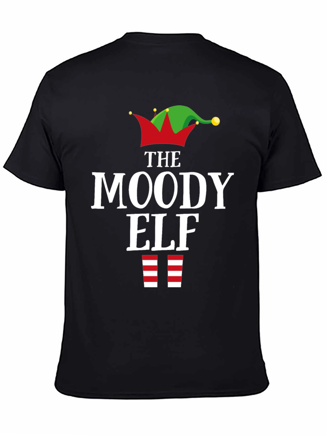The Moody Elf Christmas T-Shirt - Holiday Apparel