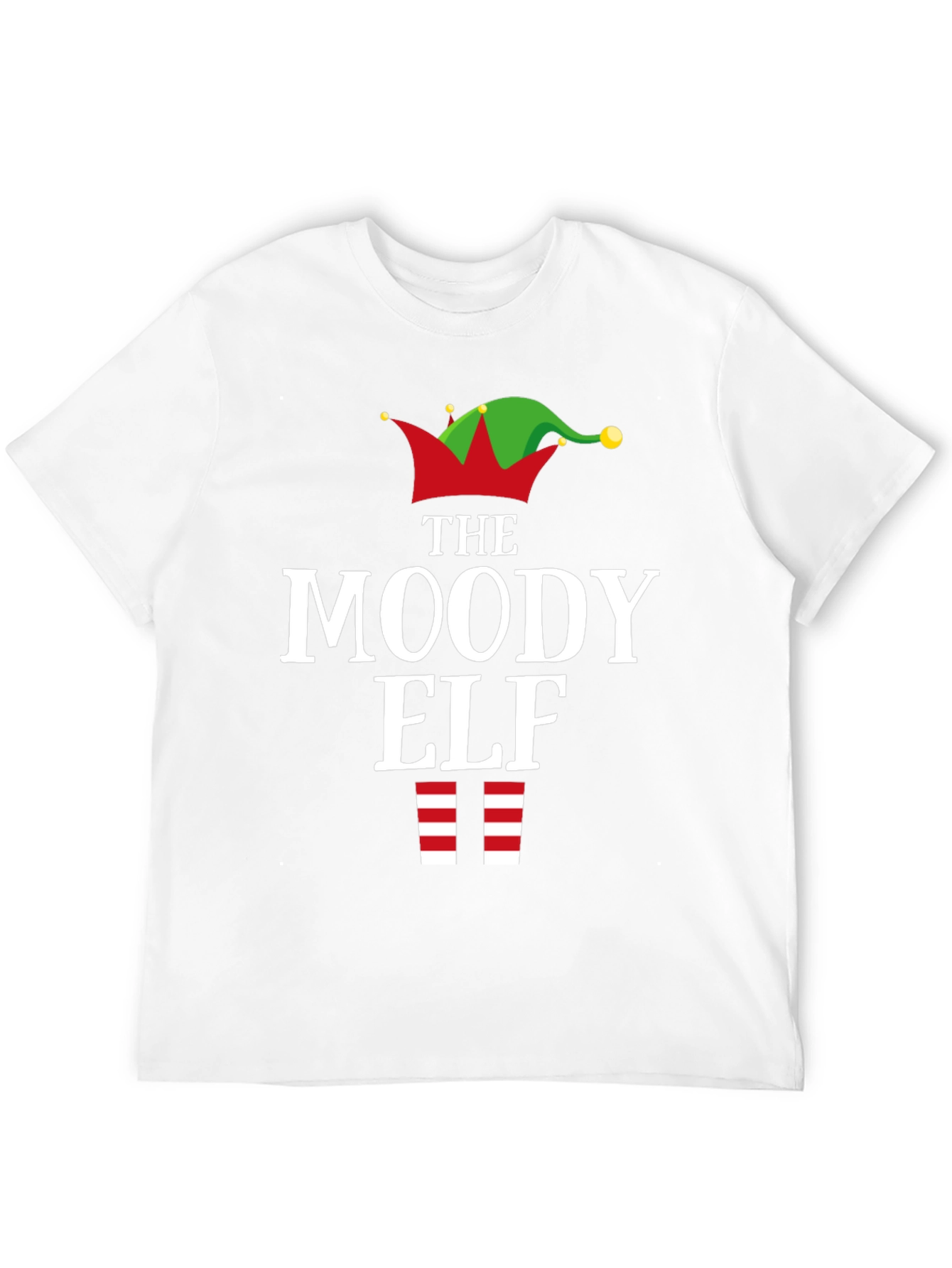 The Moody Elf Christmas T-Shirt - Holiday Apparel