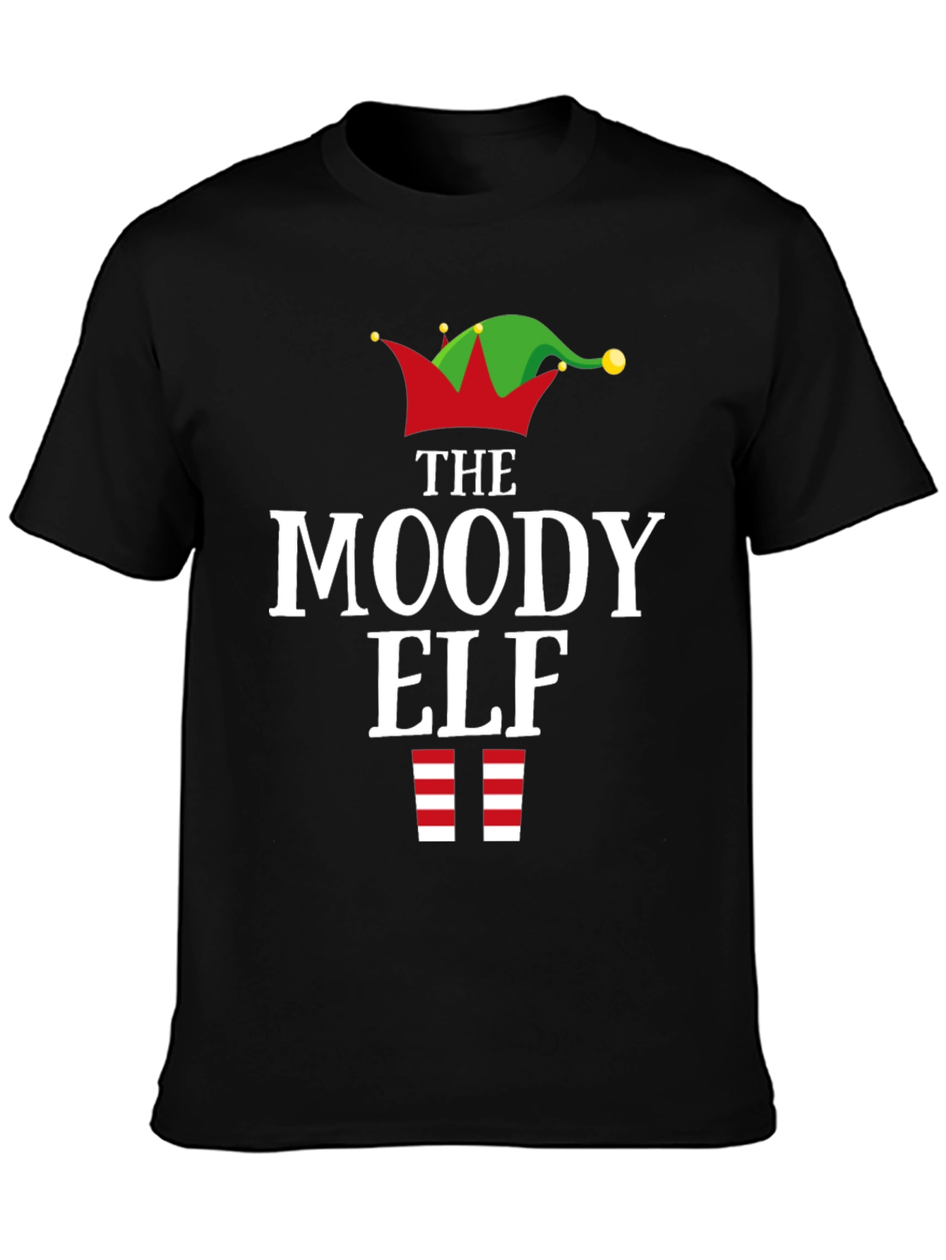 The Moody Elf Christmas T-Shirt - Holiday Apparel