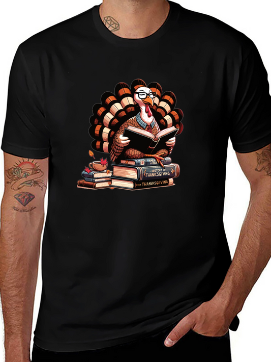 Thanksgiving Turkey Reading T-Shirt