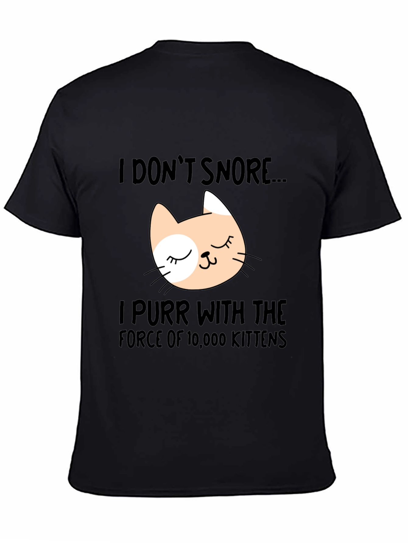 Funny Cat Purr T-Shirt