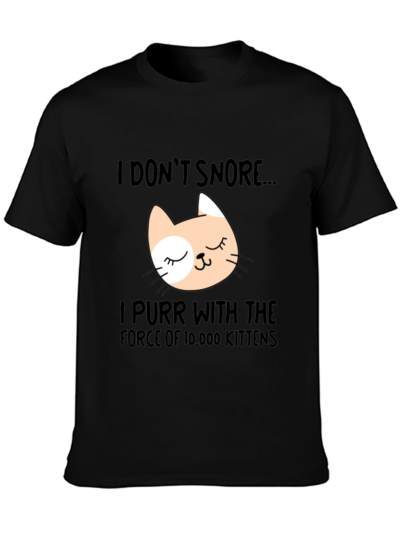 Funny Cat Purr T-Shirt