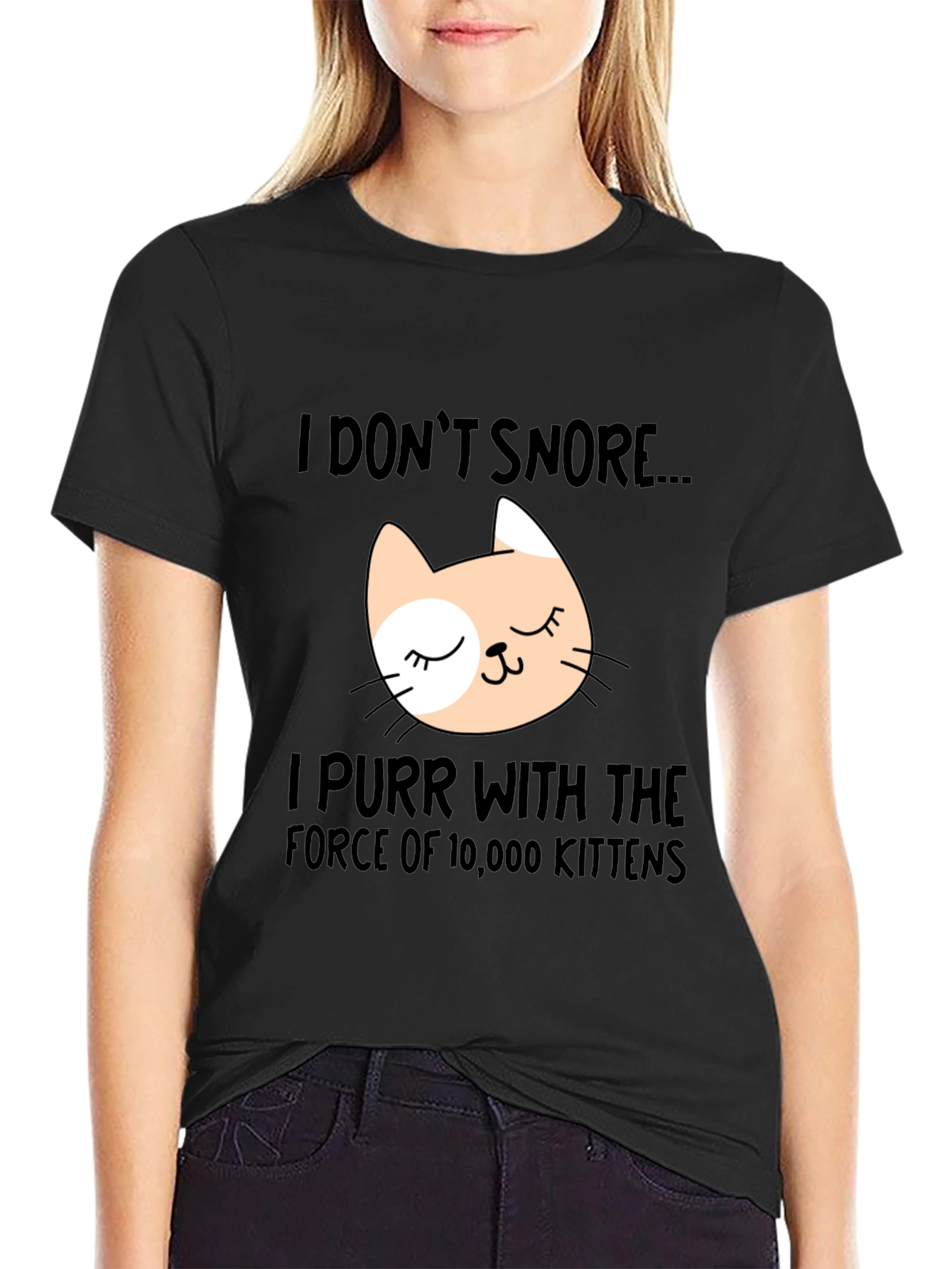 Funny Cat Purr T-Shirt