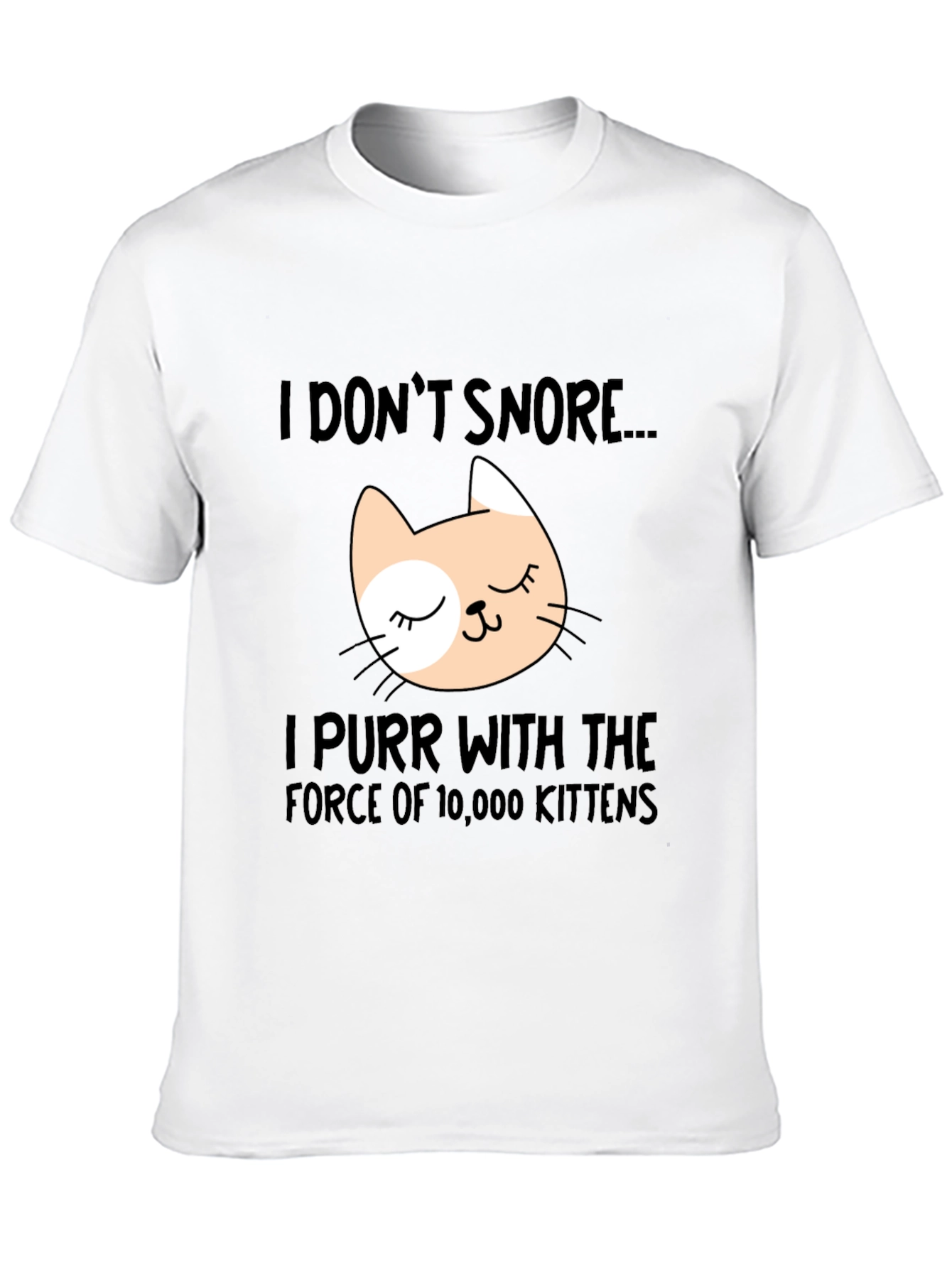 Funny Cat Purr T-Shirt