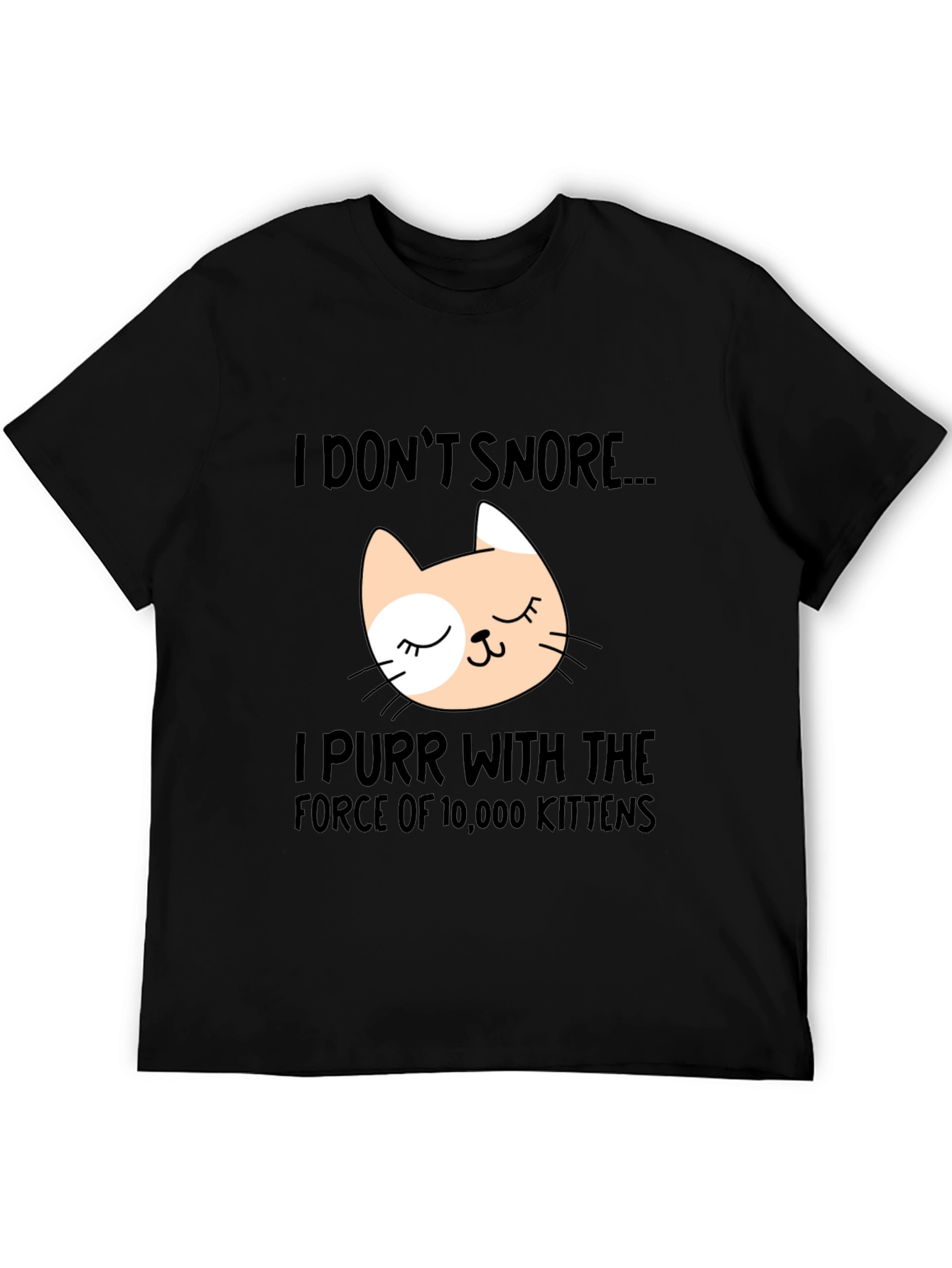 Funny Cat Purr T-Shirt