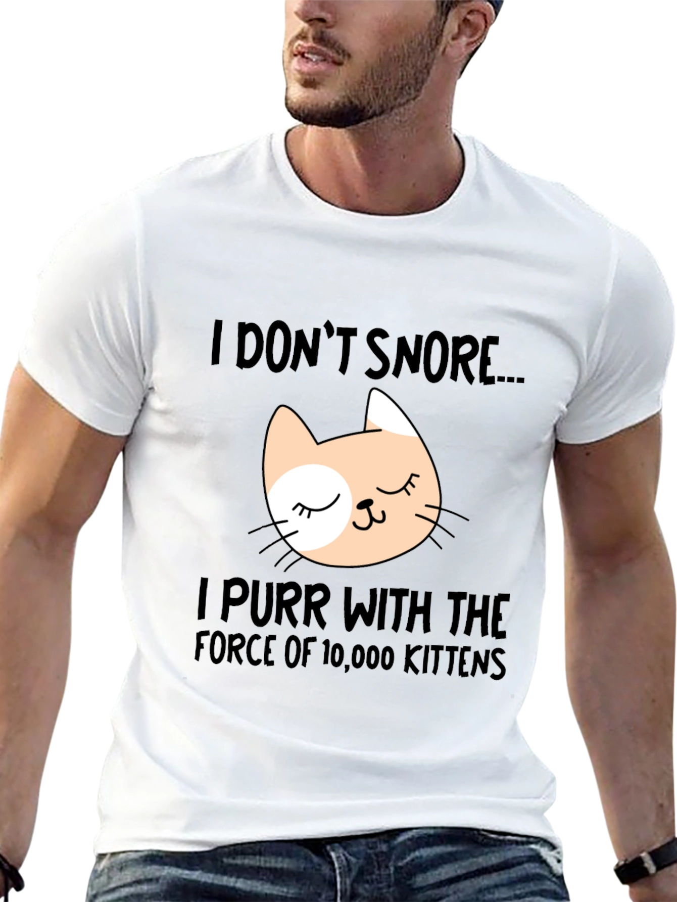 Funny Cat Purr T-Shirt