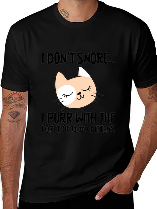 Funny Cat Purr T-Shirt