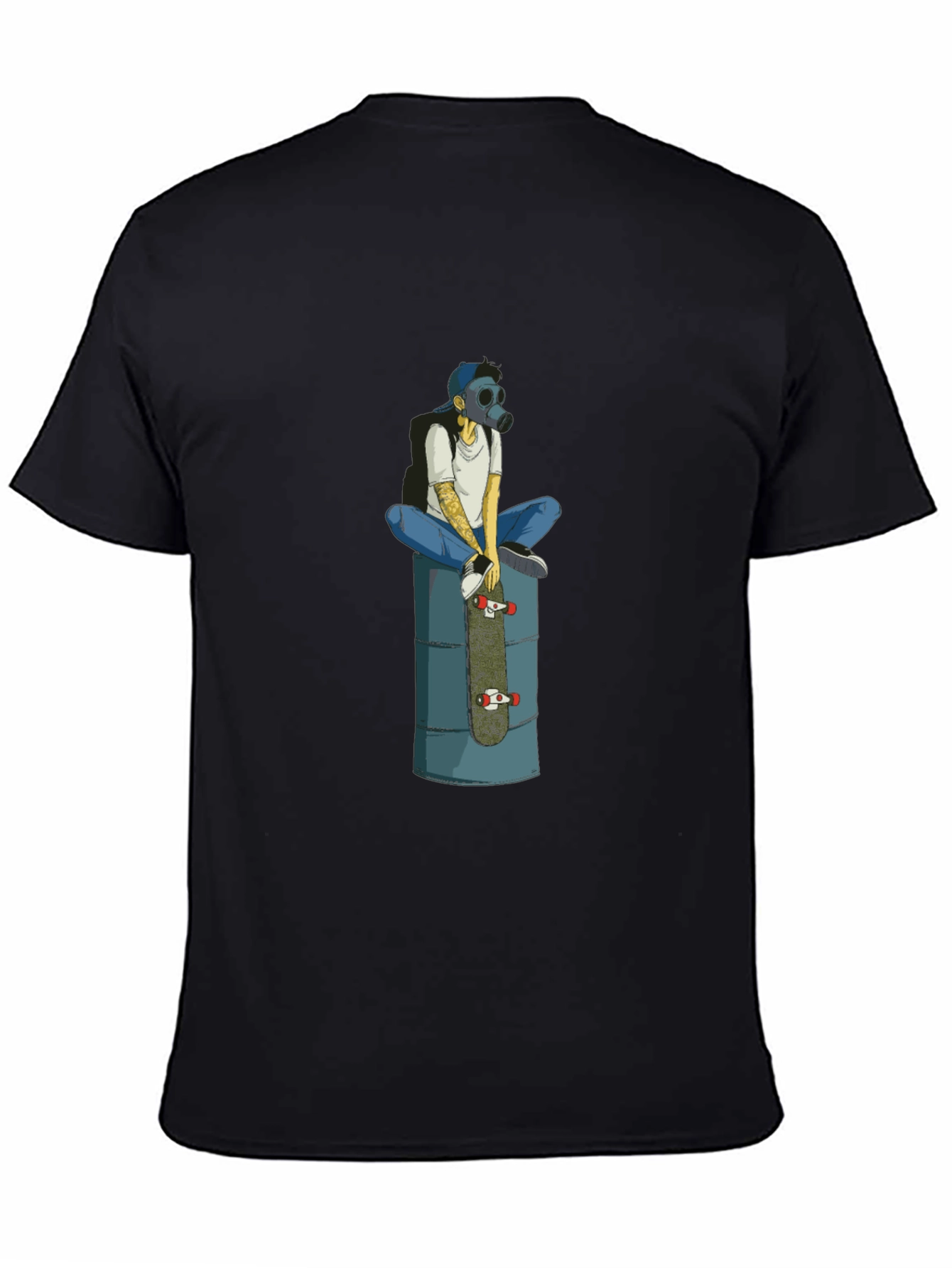 Urban Gas Mask Skater Graphic Tee