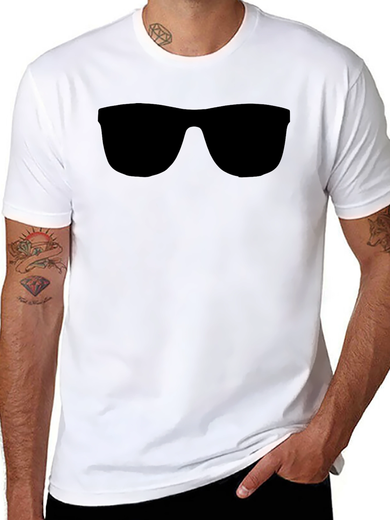 Cool Shades Graphic Tee - Mens Black T-Shirt
