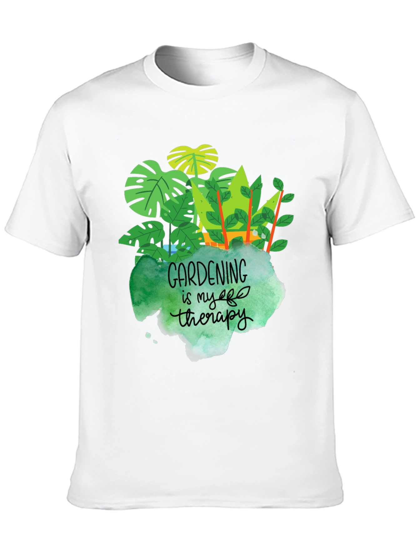 Gardening is My Therapy Graphic T-Shirt