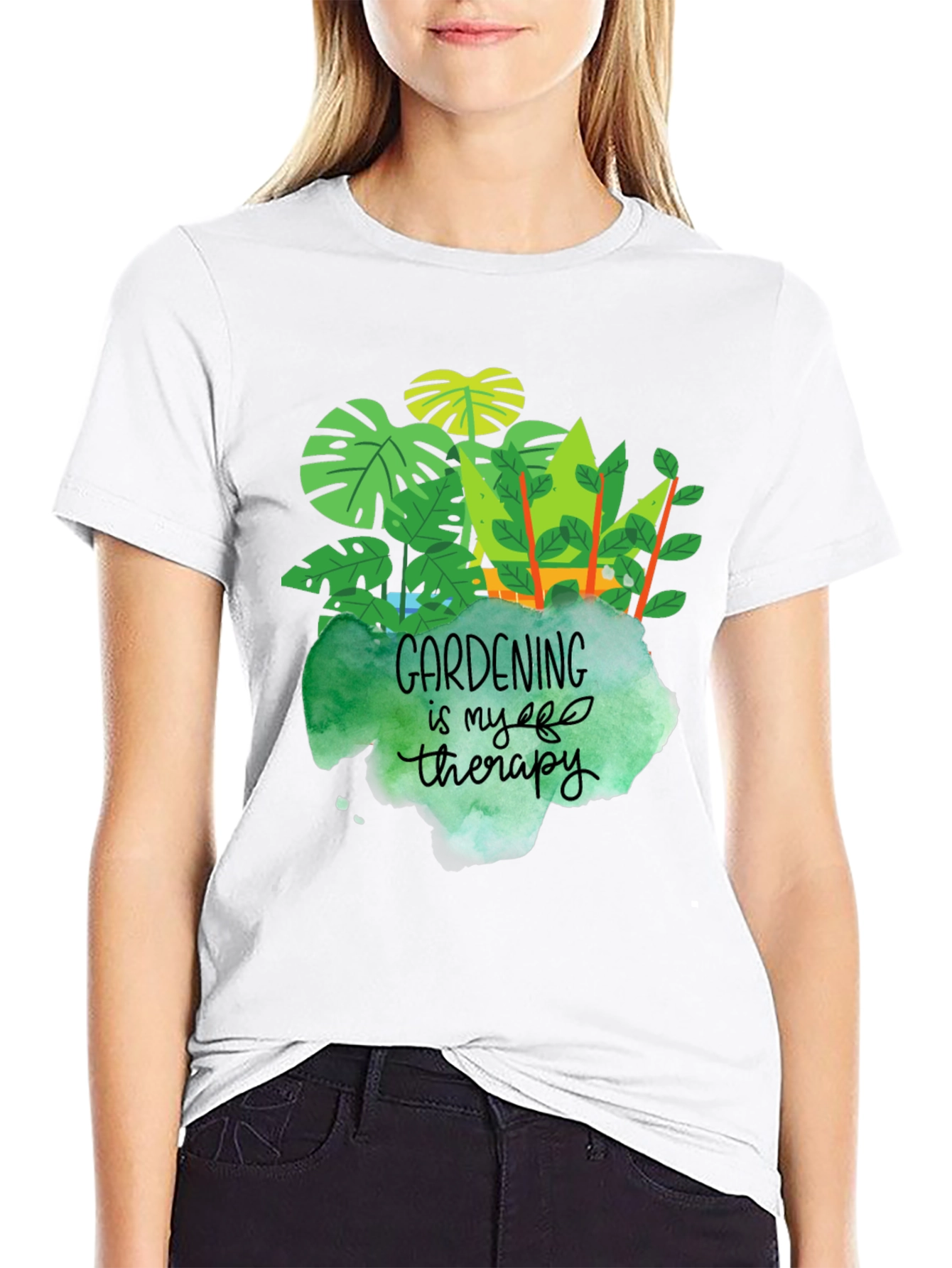 Gardening is My Therapy Graphic T-Shirt