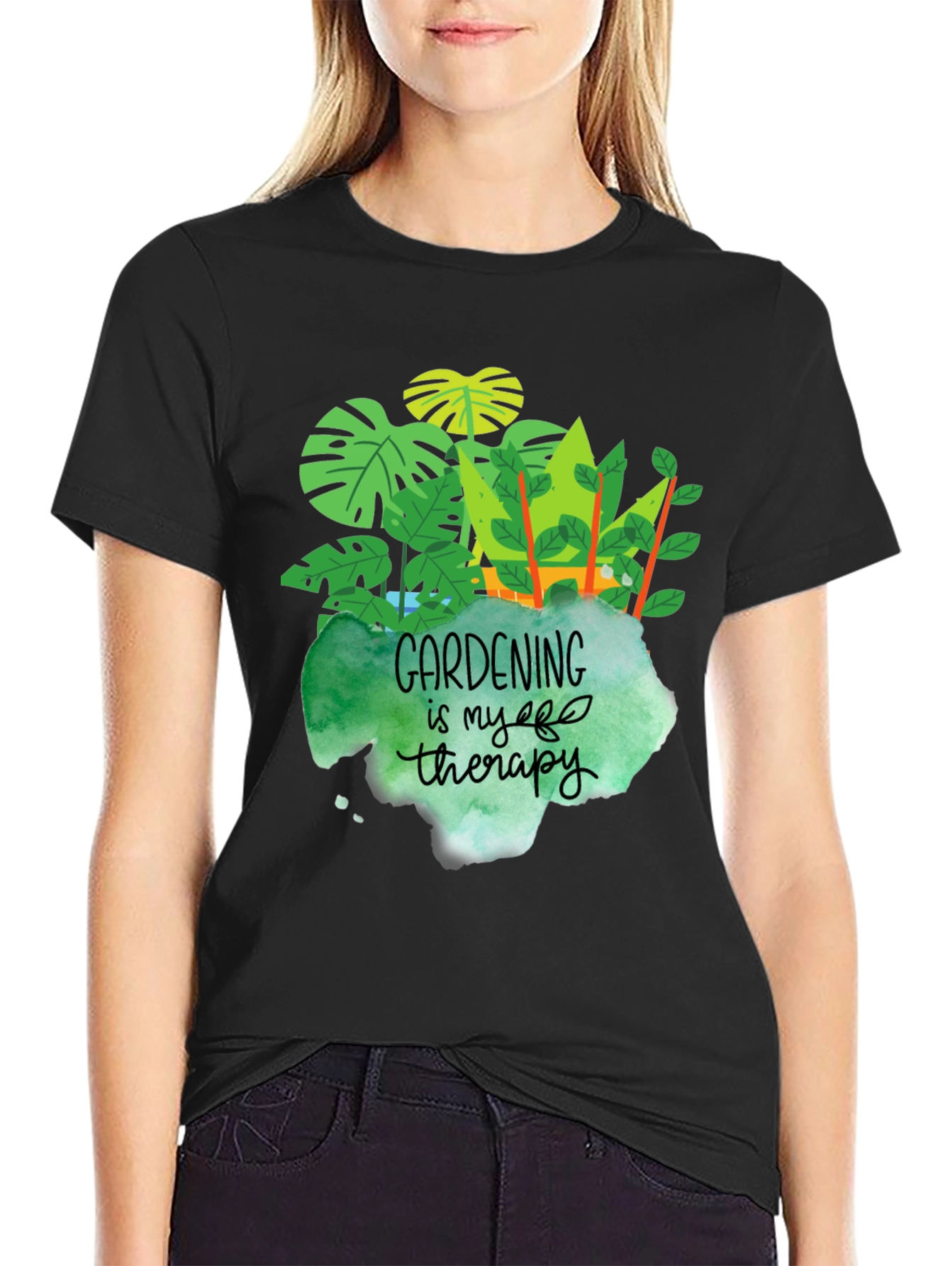 Gardening is My Therapy Graphic T-Shirt