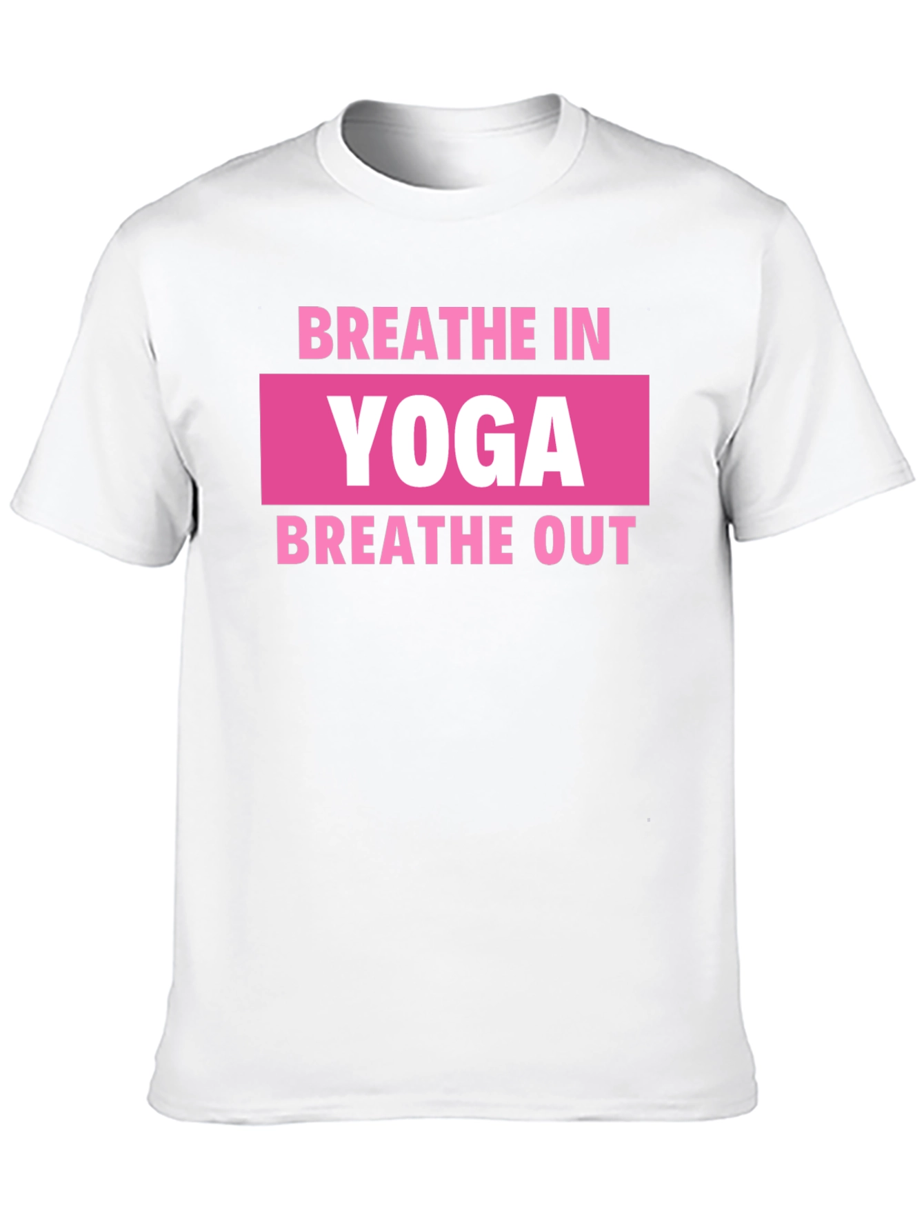 Yoga Breathe In Breathe Out Graphic Tee