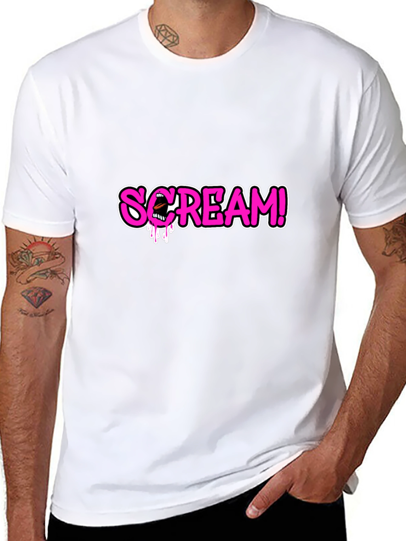 Scream! Graphic Tee - Black T-Shirt