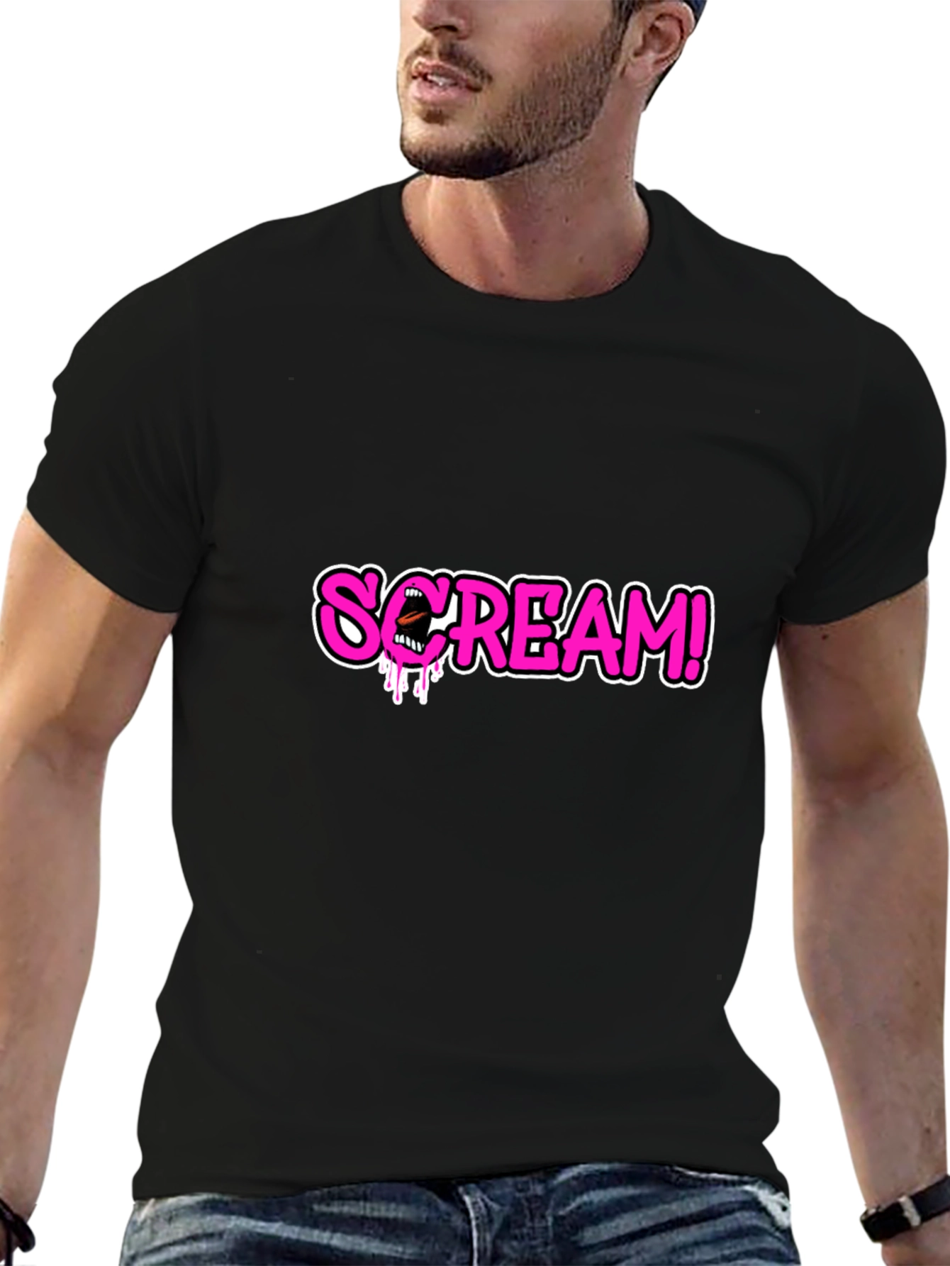 Scream! Graphic Tee - Black T-Shirt