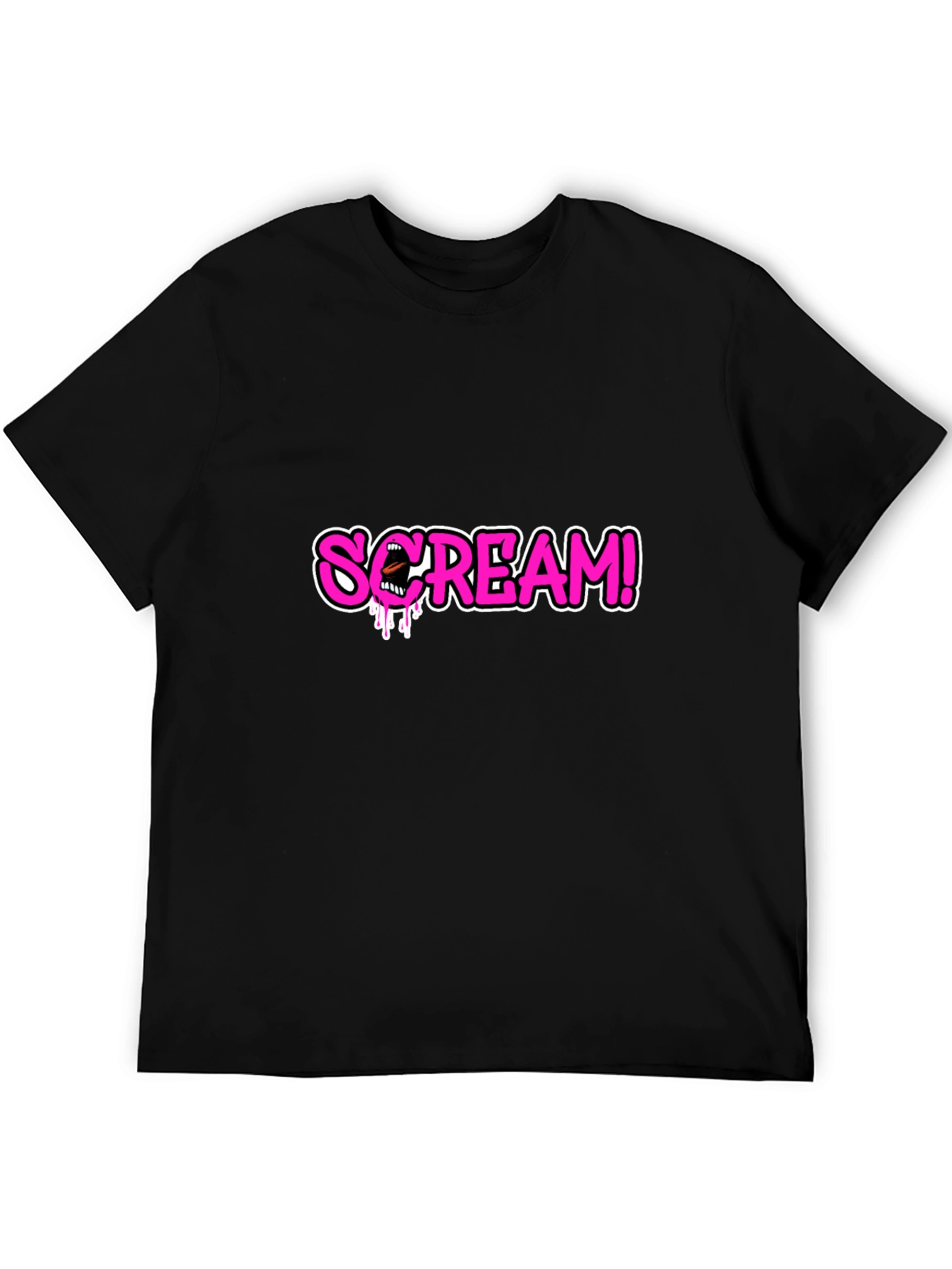 Scream! Graphic Tee - Black T-Shirt