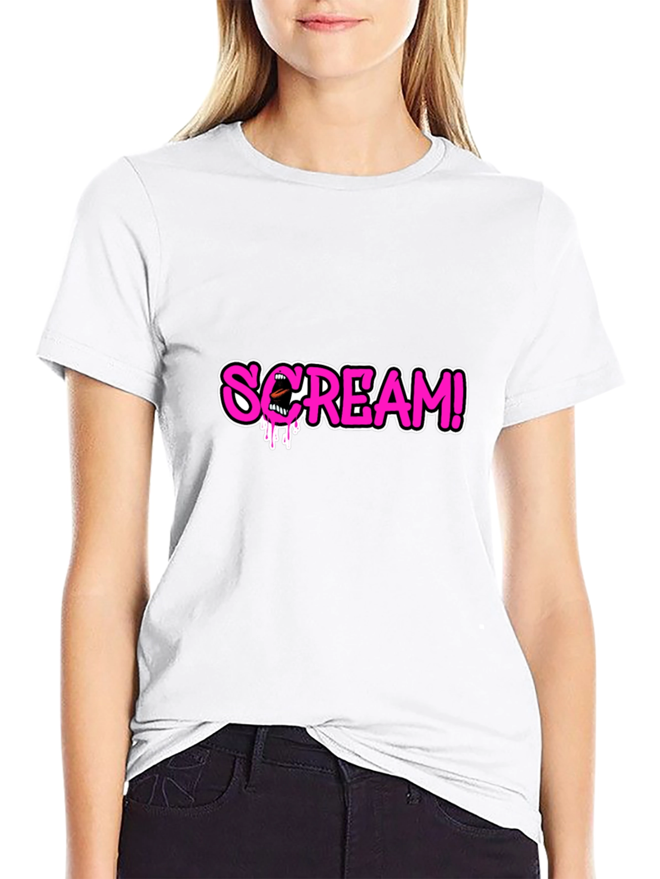 Scream! Graphic Tee - Black T-Shirt