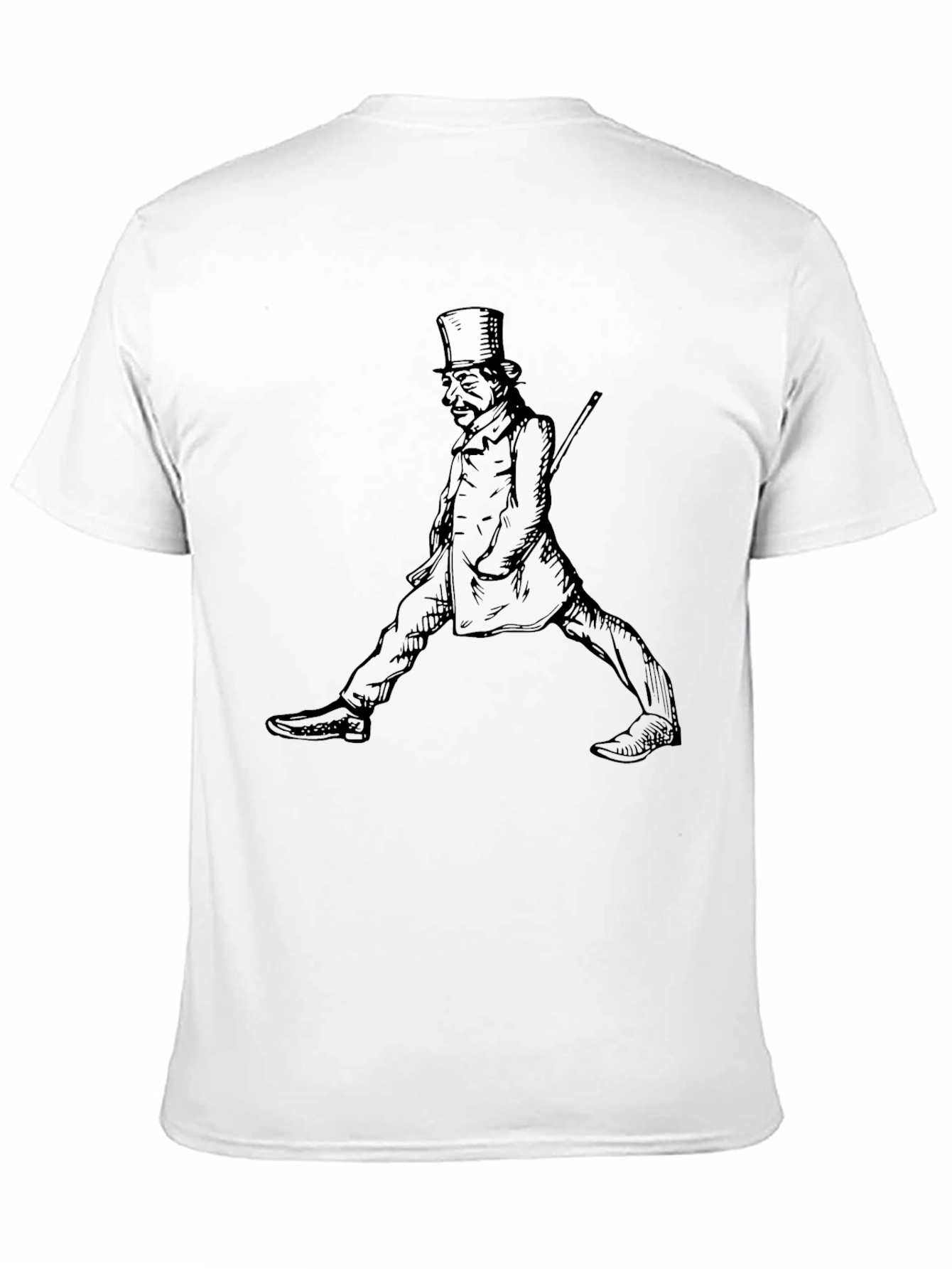 Victorian Gentleman Graphic Tee - Classic Style