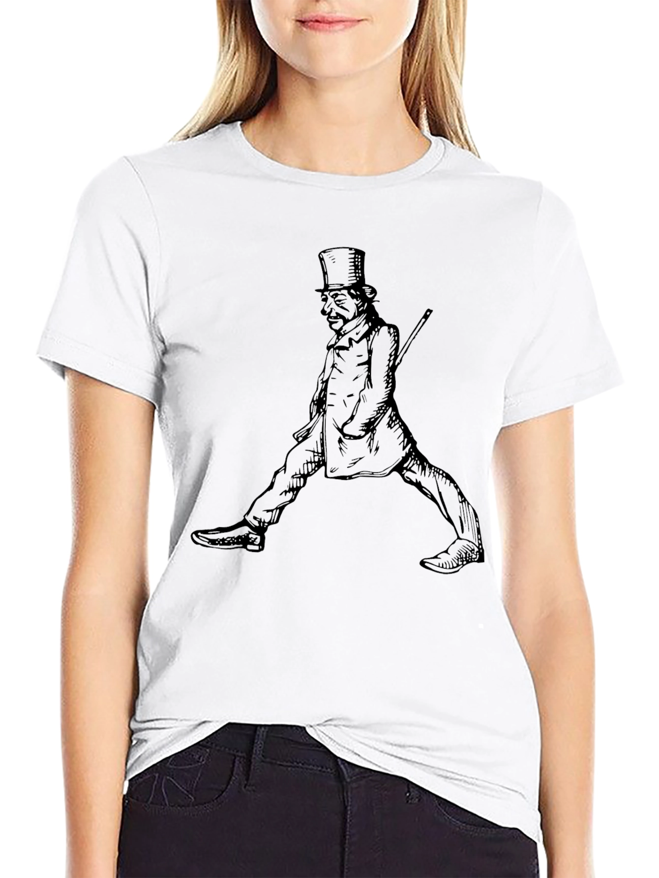 Victorian Gentleman Graphic Tee - Classic Style