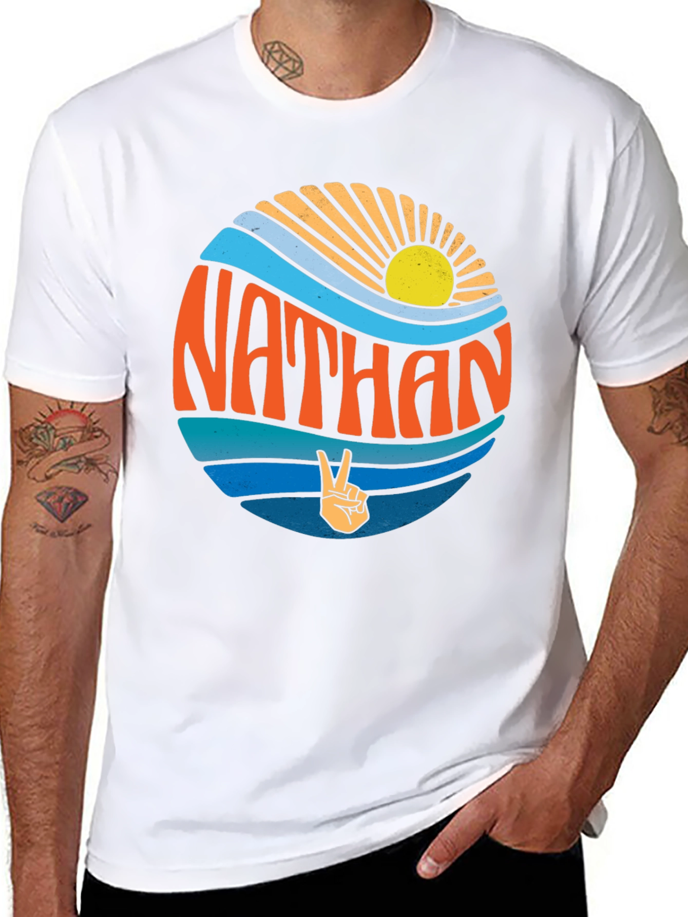 Retro Nathan Graphic T-Shirt