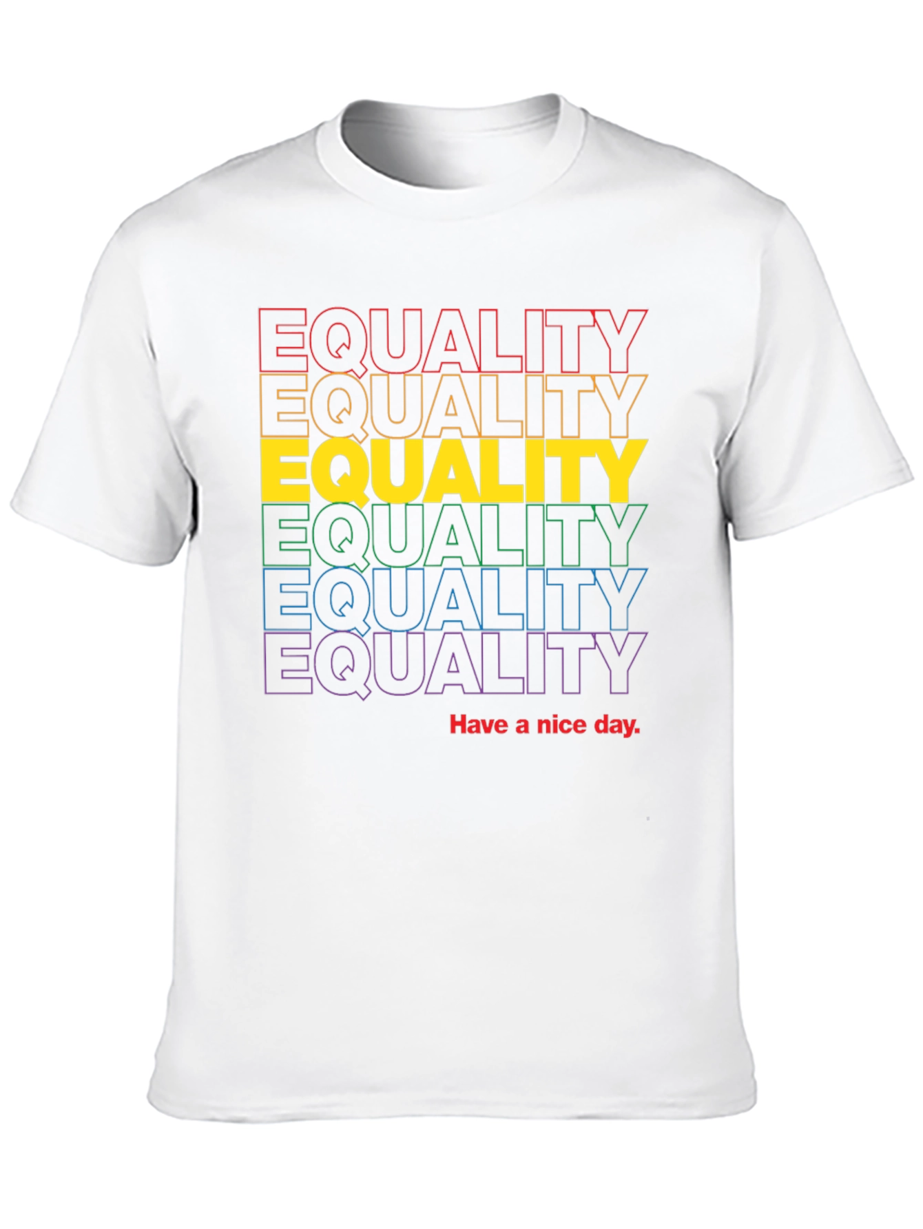 Equality Rainbow Tee - Pride Month Shirt