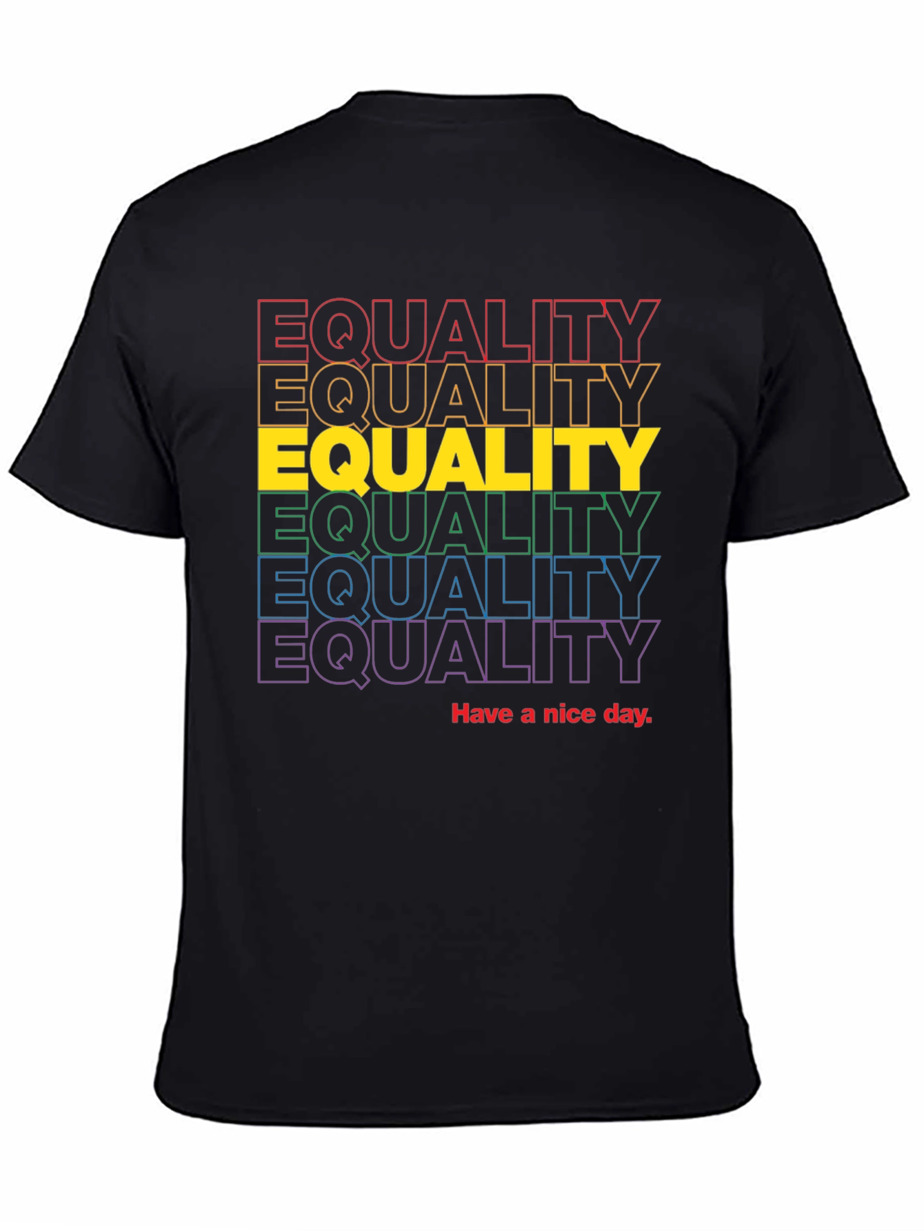 Equality Rainbow Tee - Pride Month Shirt