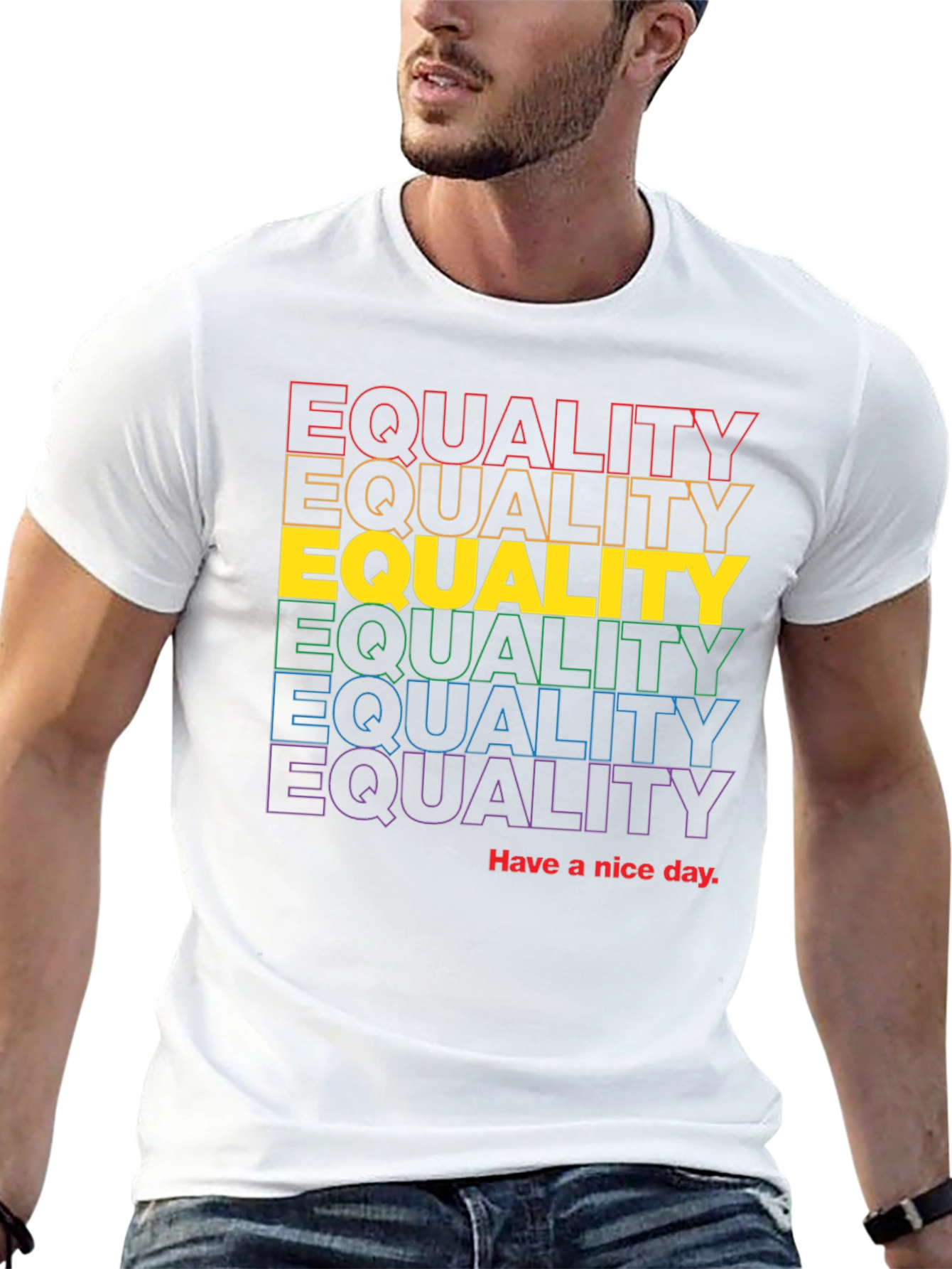 Equality Rainbow Tee - Pride Month Shirt
