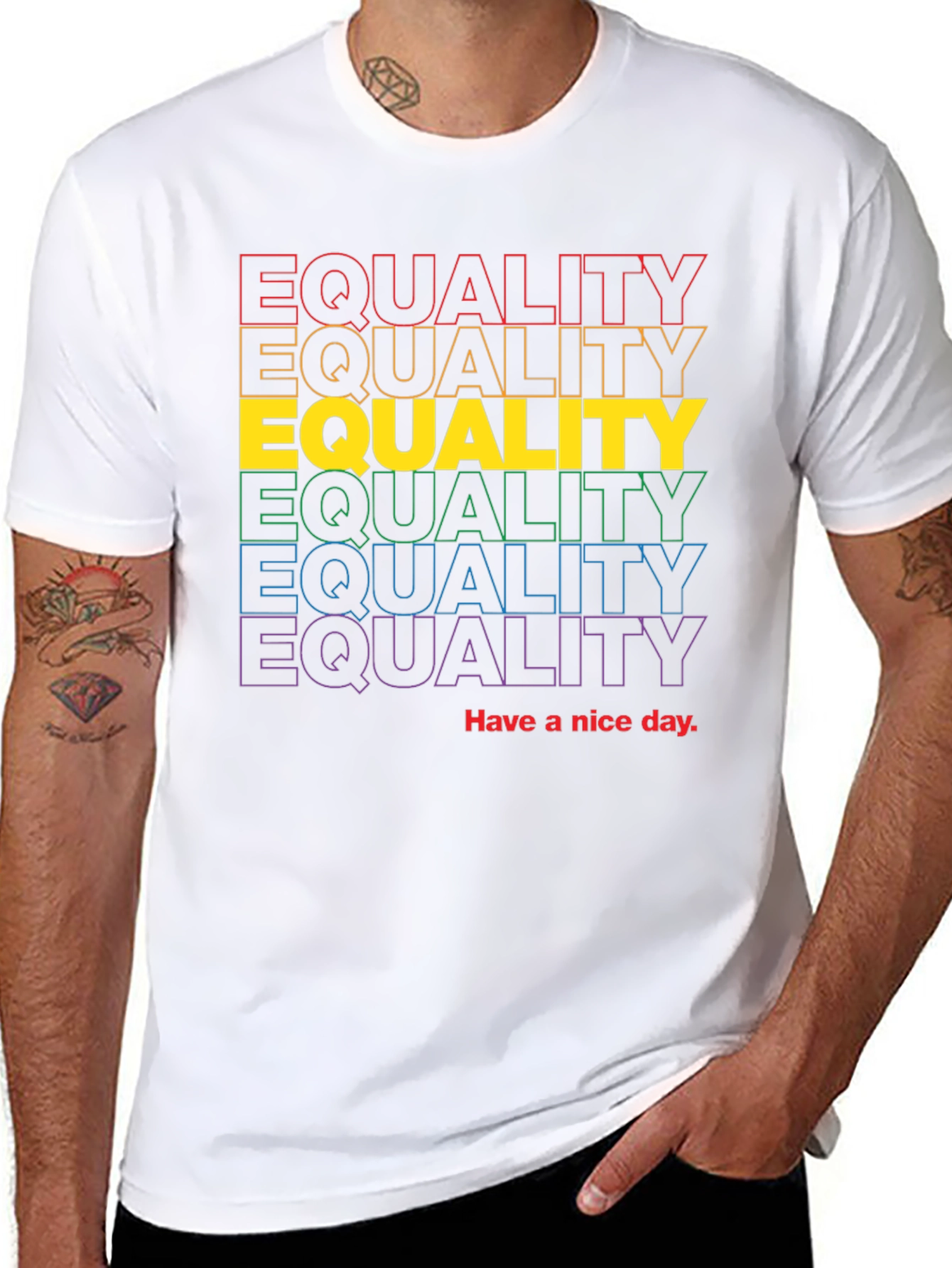 Equality Rainbow Tee - Pride Month Shirt