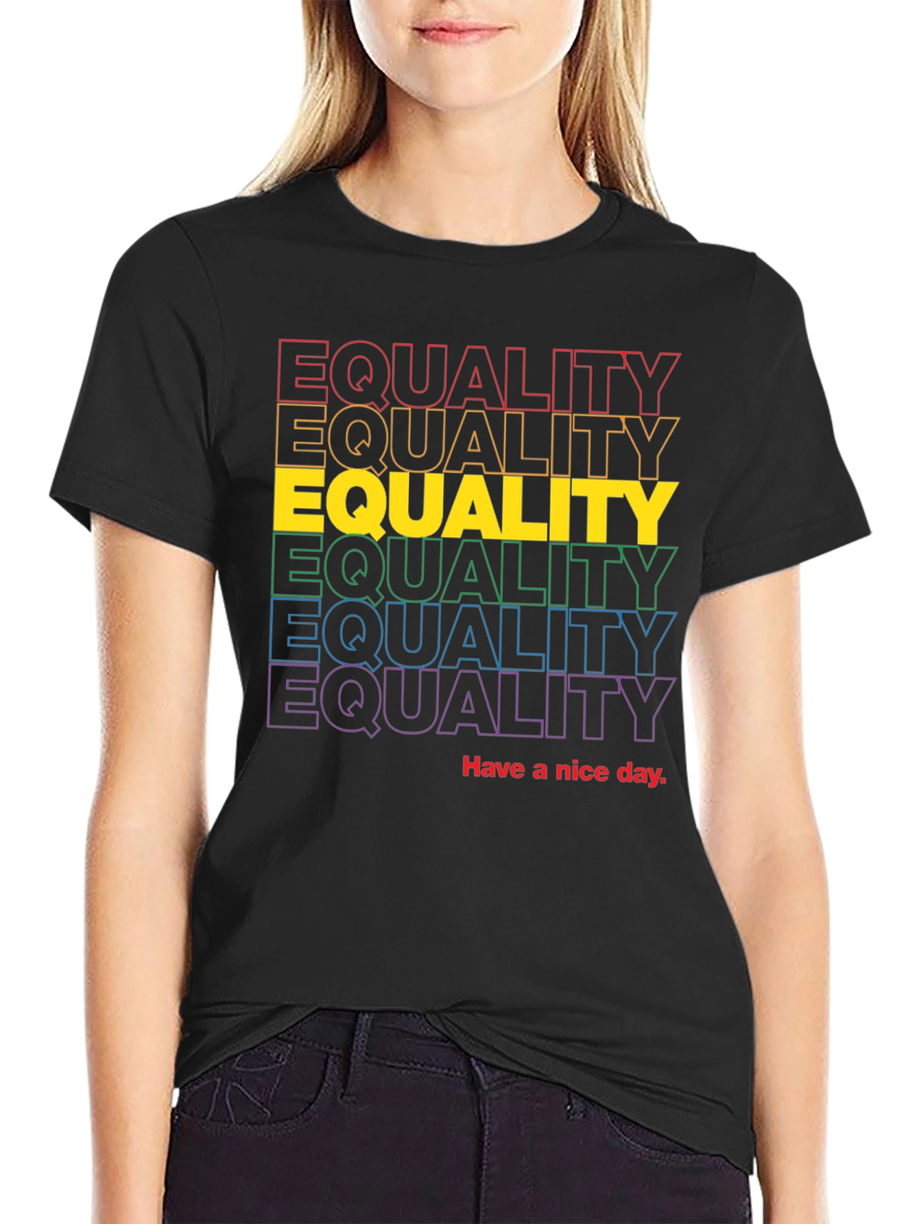 Equality Rainbow Tee - Pride Month Shirt