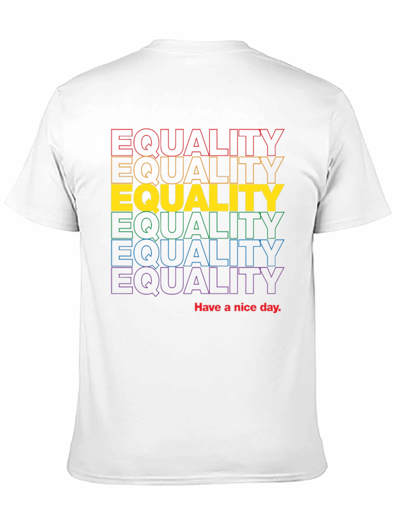 Equality Rainbow Tee - Pride Month Shirt