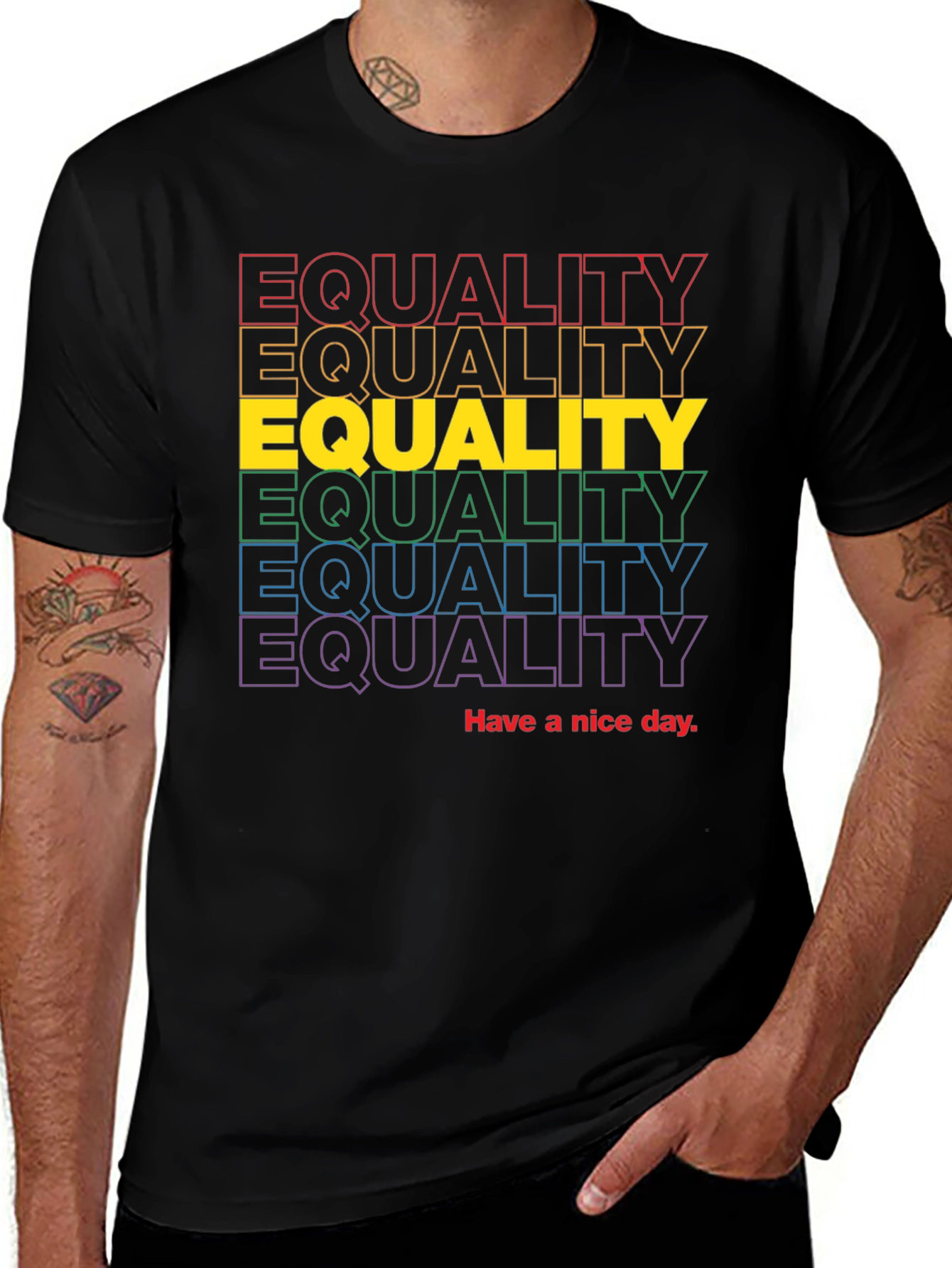 Equality Rainbow Tee - Pride Month Shirt