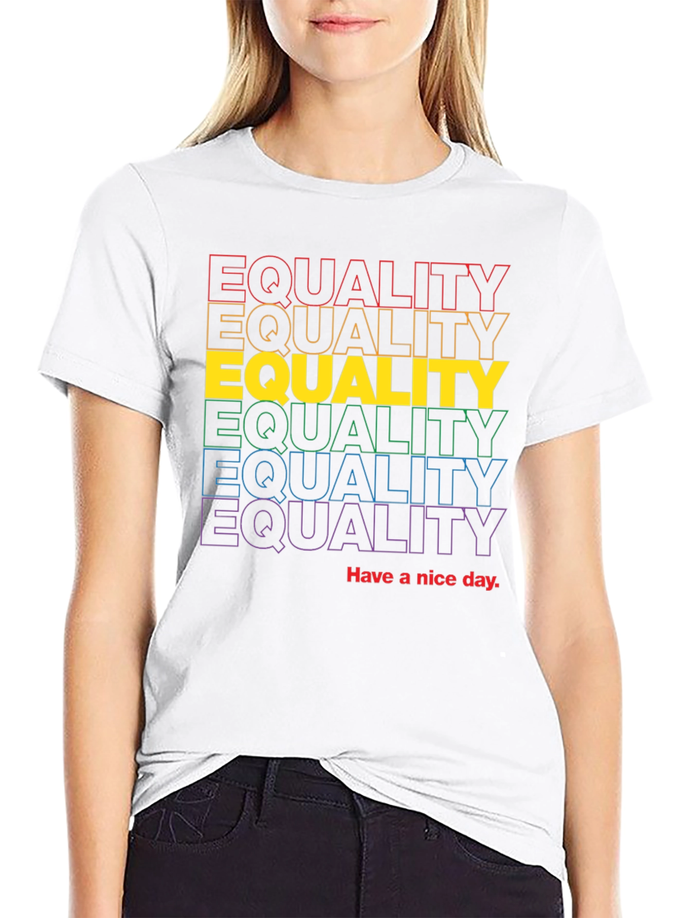 Equality Rainbow Tee - Pride Month Shirt