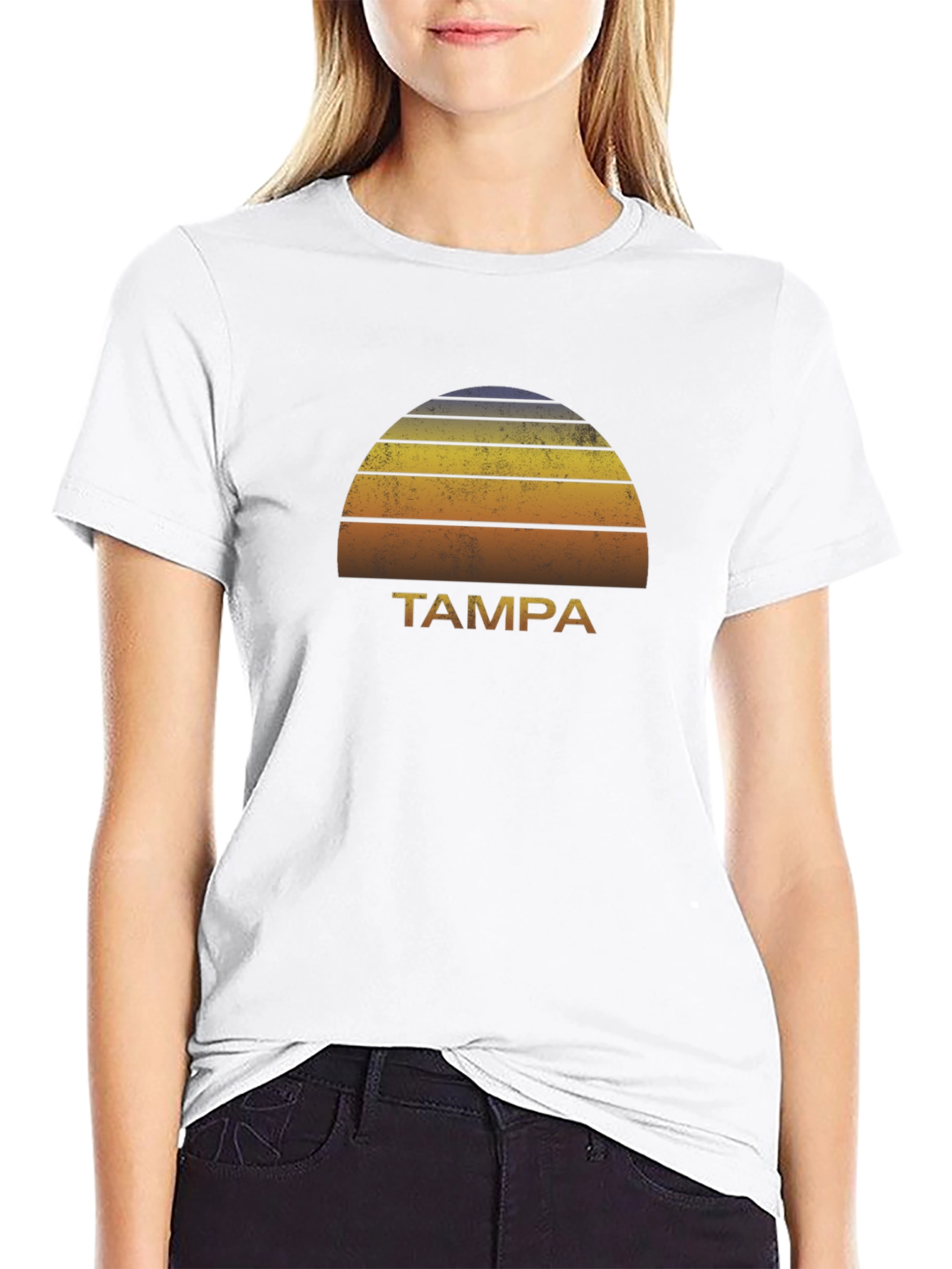 Retro Tampa Sunset T-Shirt