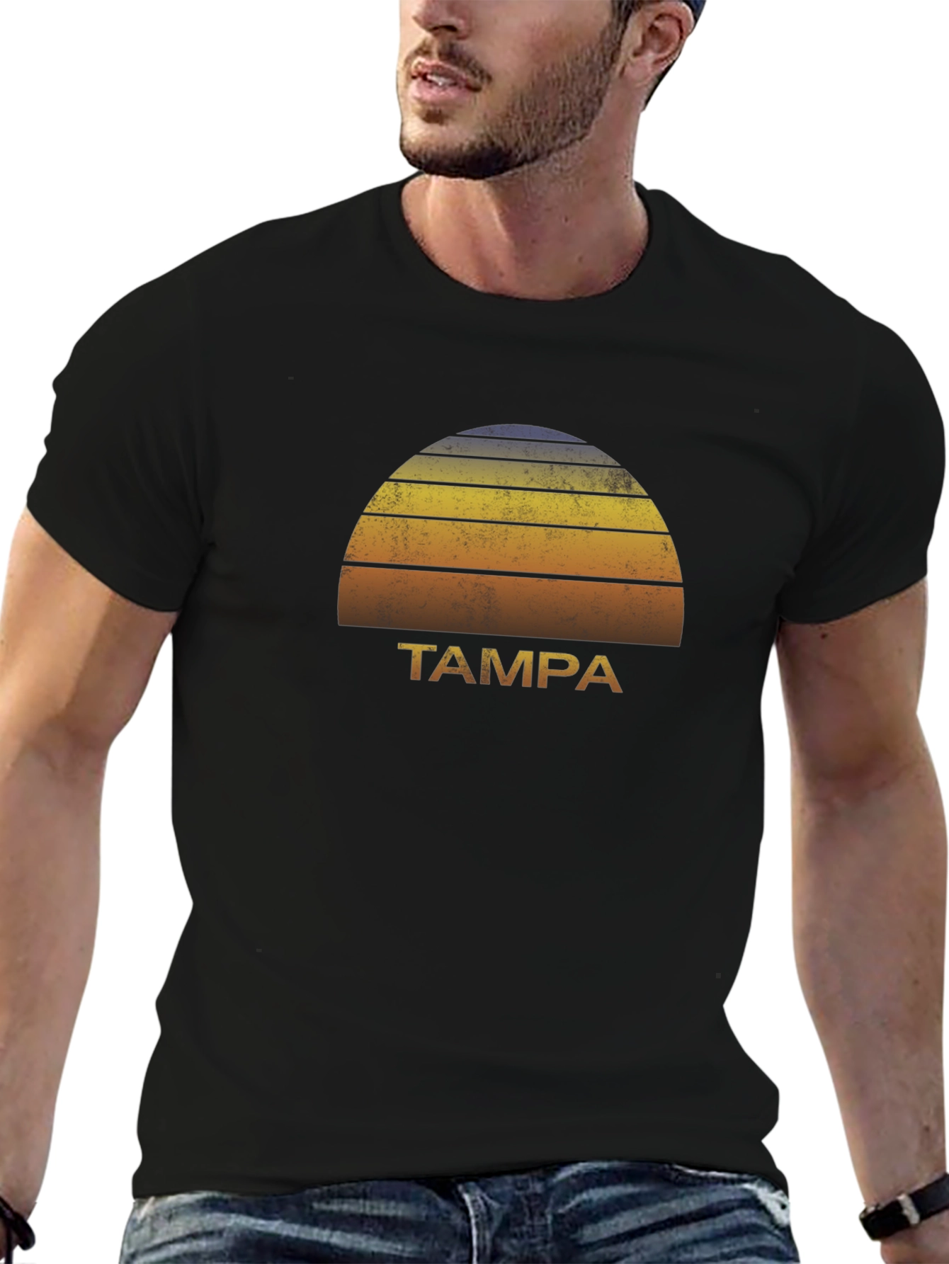 Retro Tampa Sunset T-Shirt