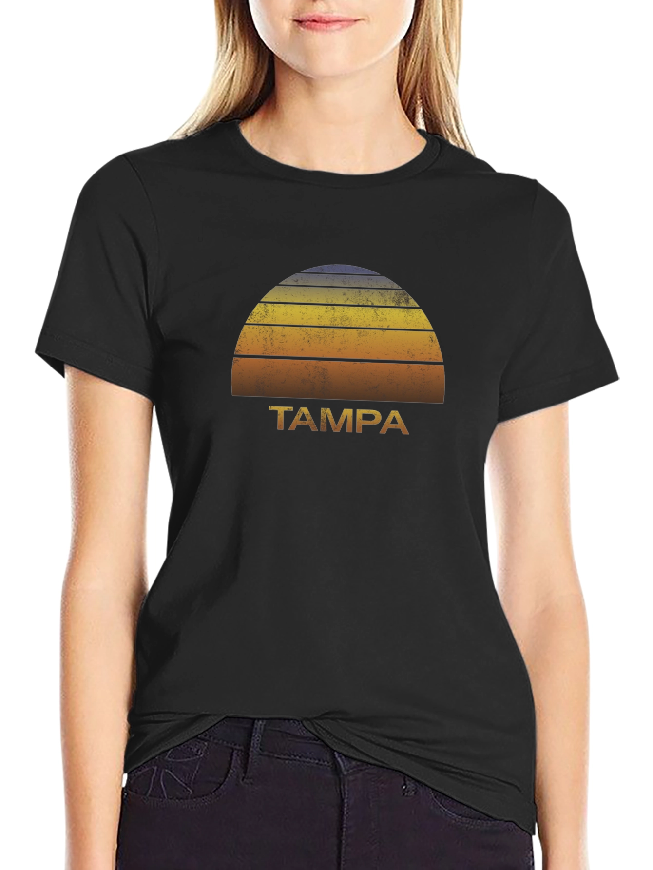 Retro Tampa Sunset T-Shirt