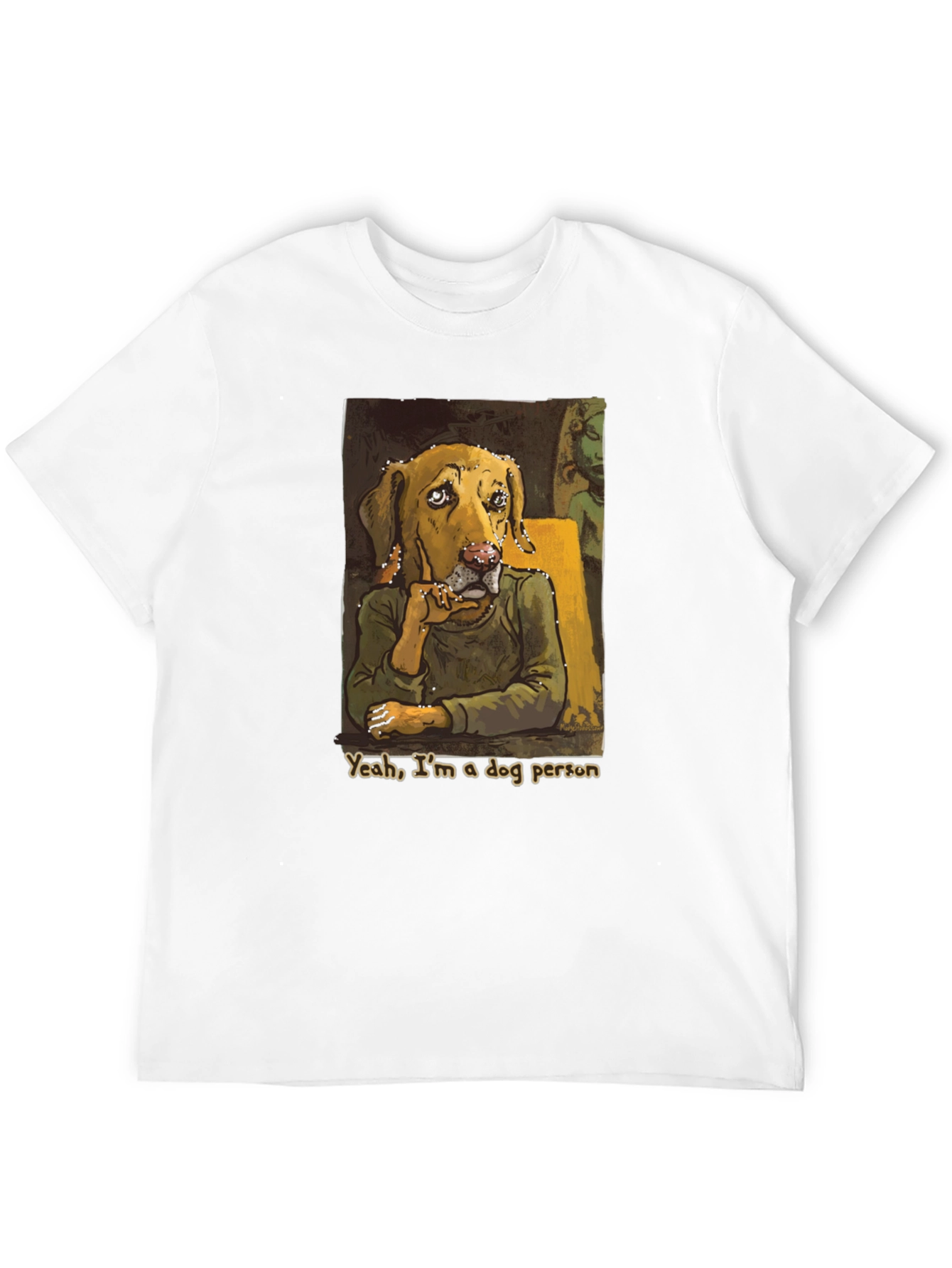 Dog Person Graphic Tee - Black