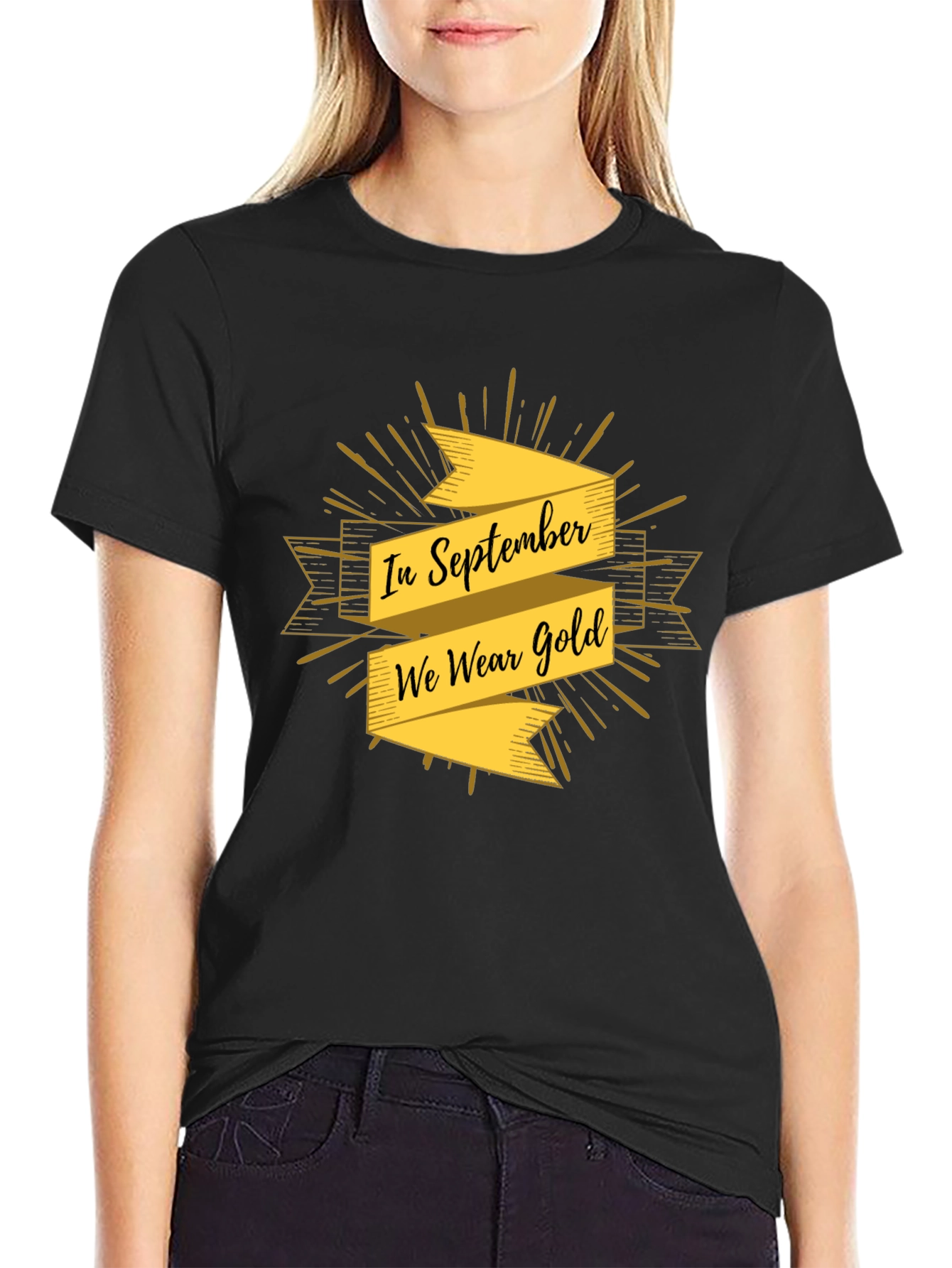 September Gold Awareness T-Shirt