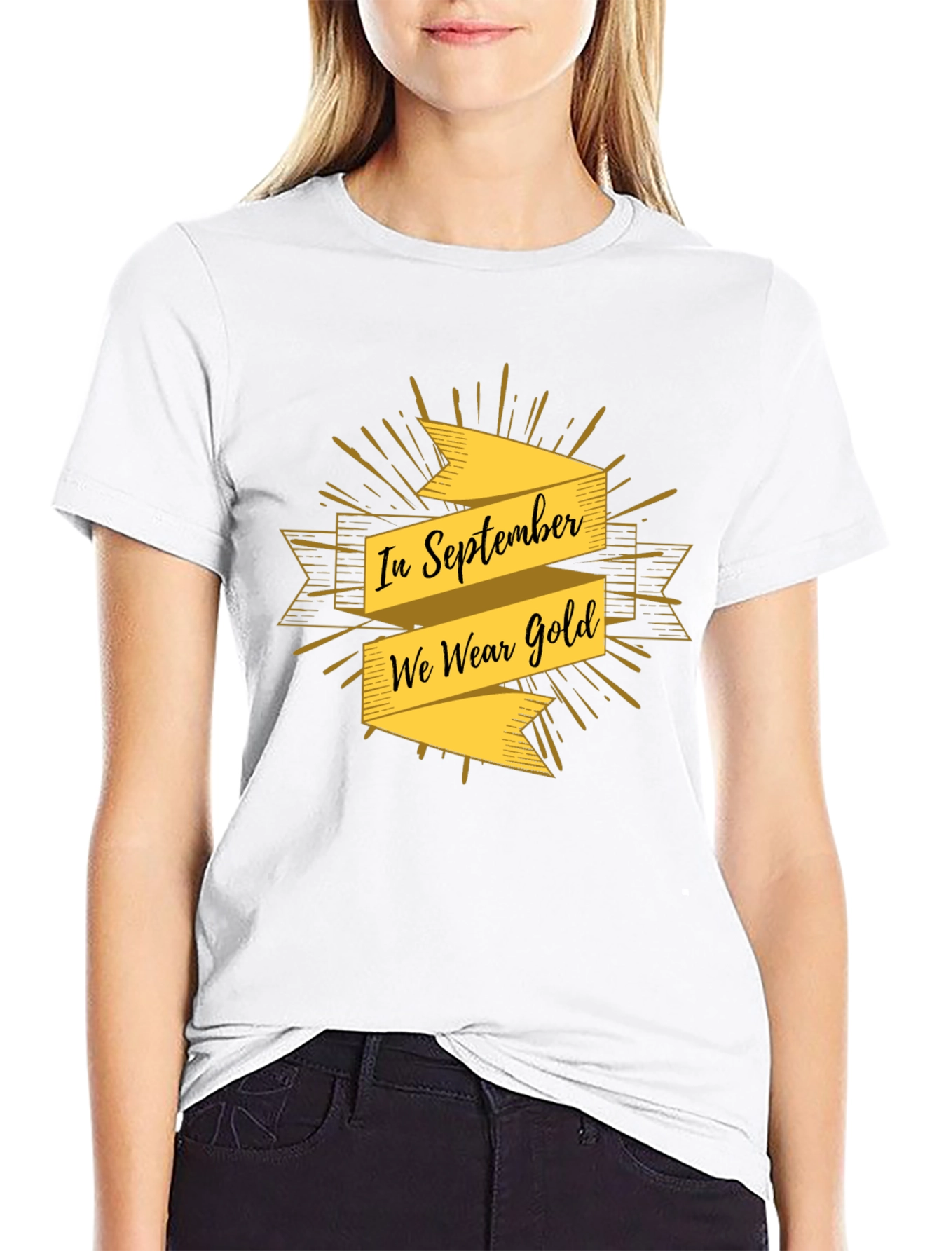 September Gold Awareness T-Shirt