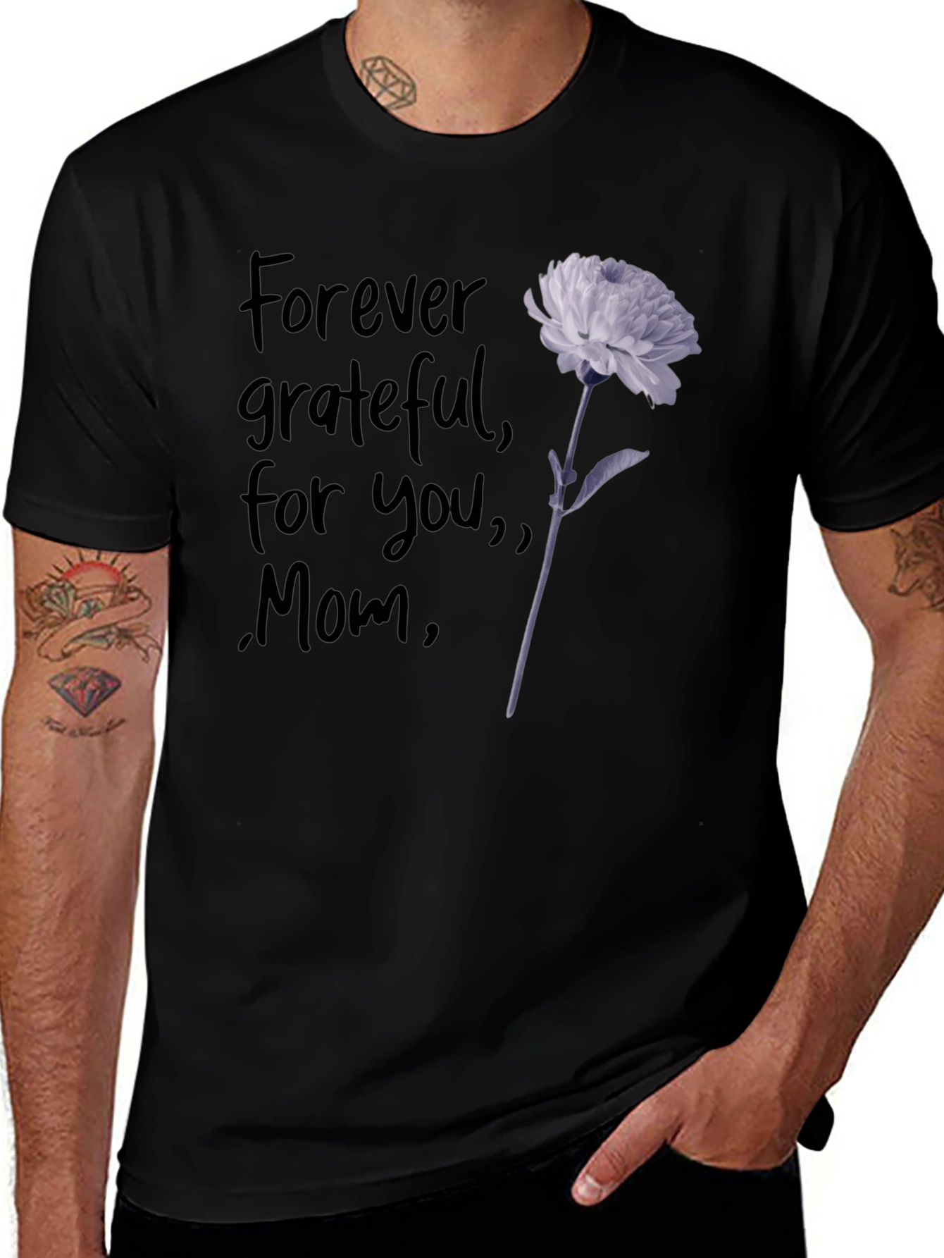Grateful Mom Graphic T-Shirt