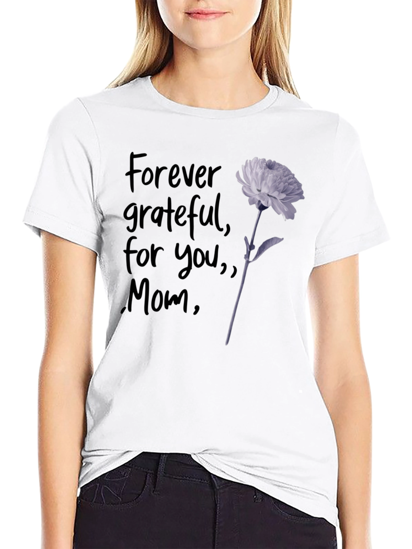Grateful Mom Graphic T-Shirt