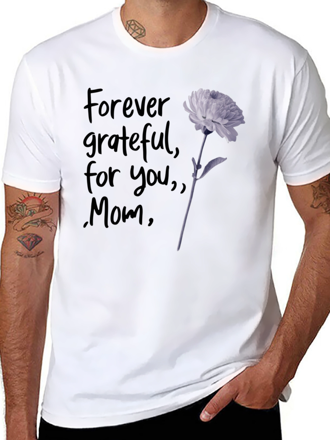Grateful Mom Graphic T-Shirt
