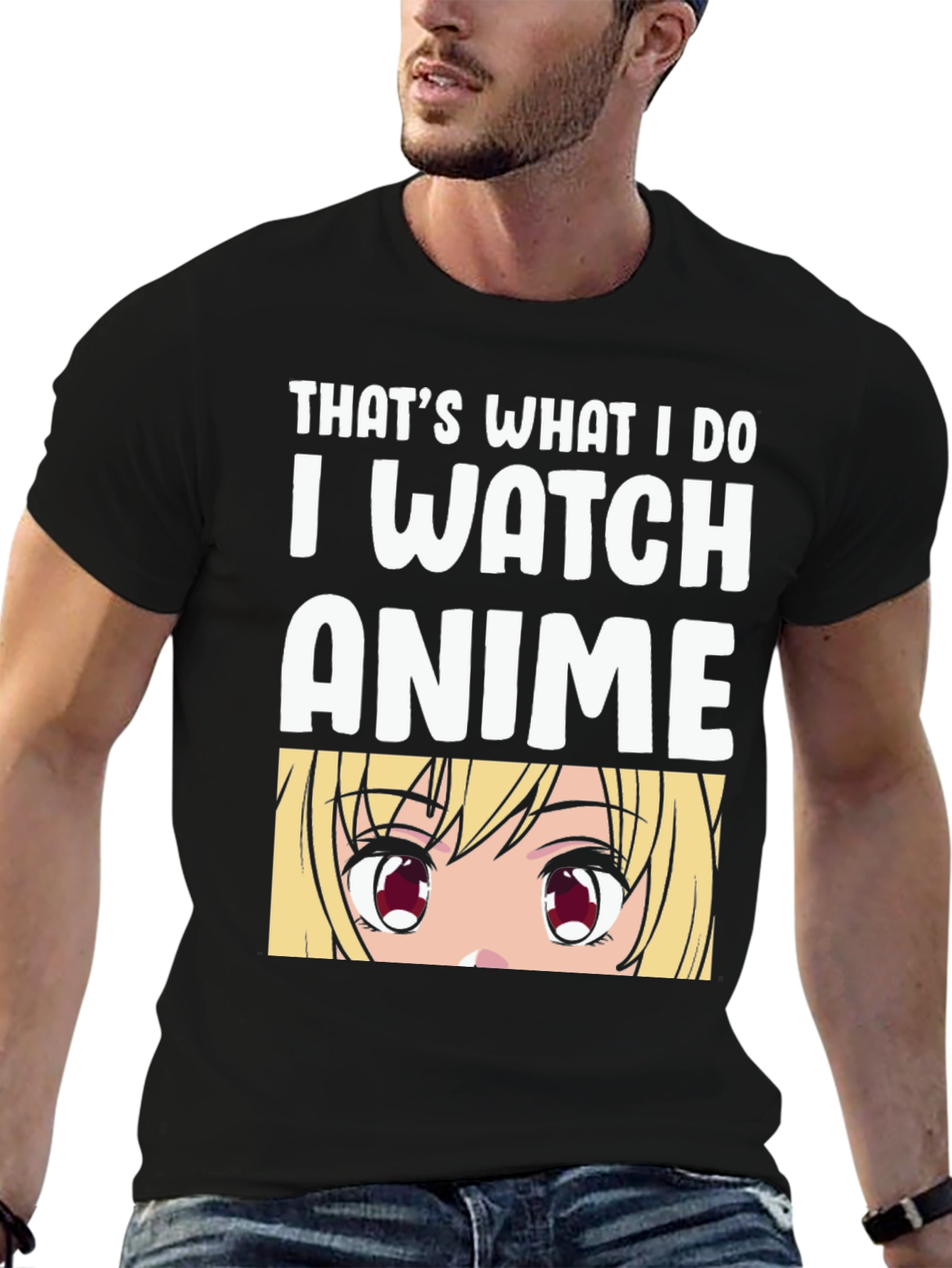Anime Lover Black T-Shirt - Thats What I Do