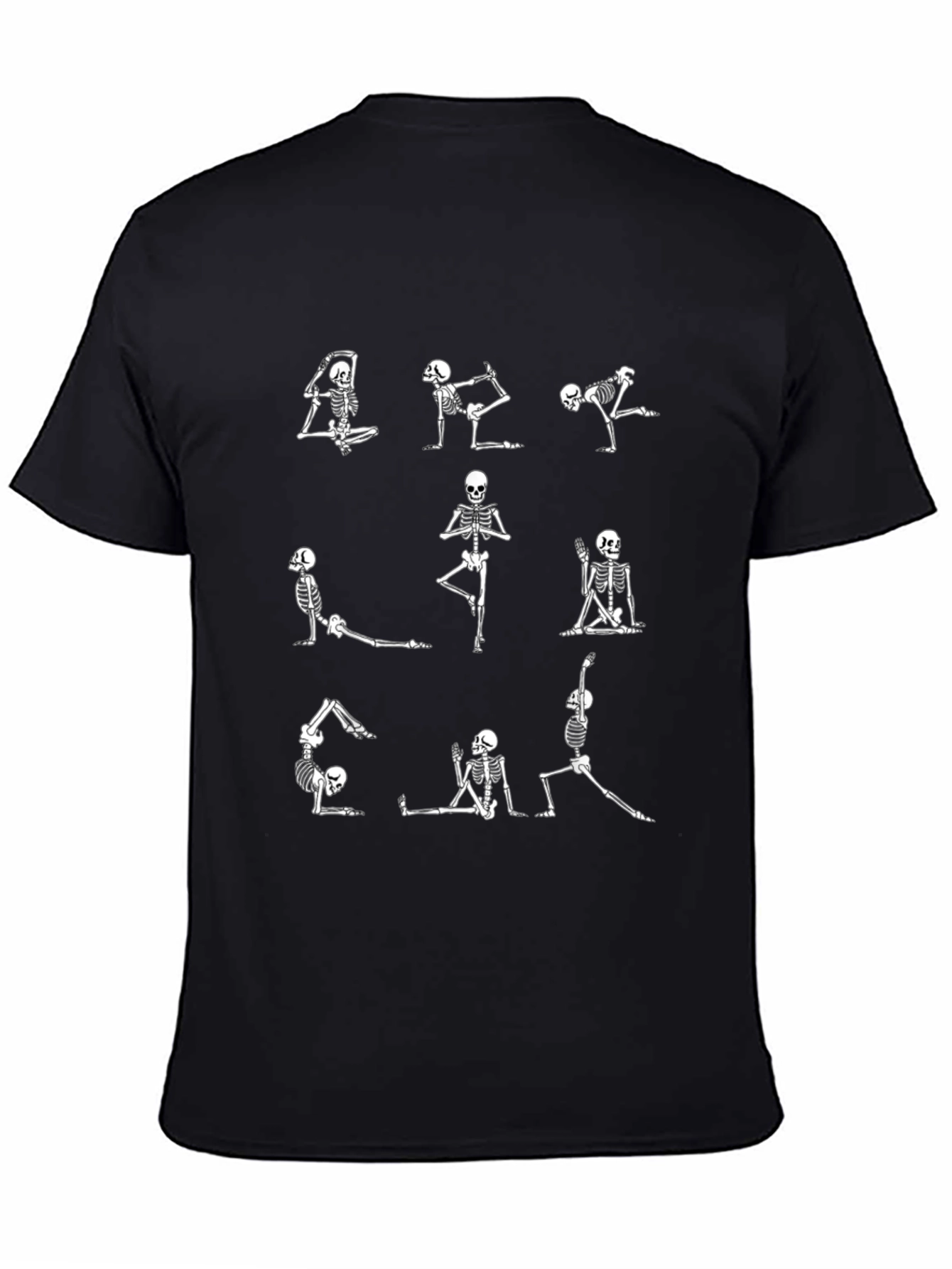 Yoga Skeleton T-Shirt - Funny Halloween Tee