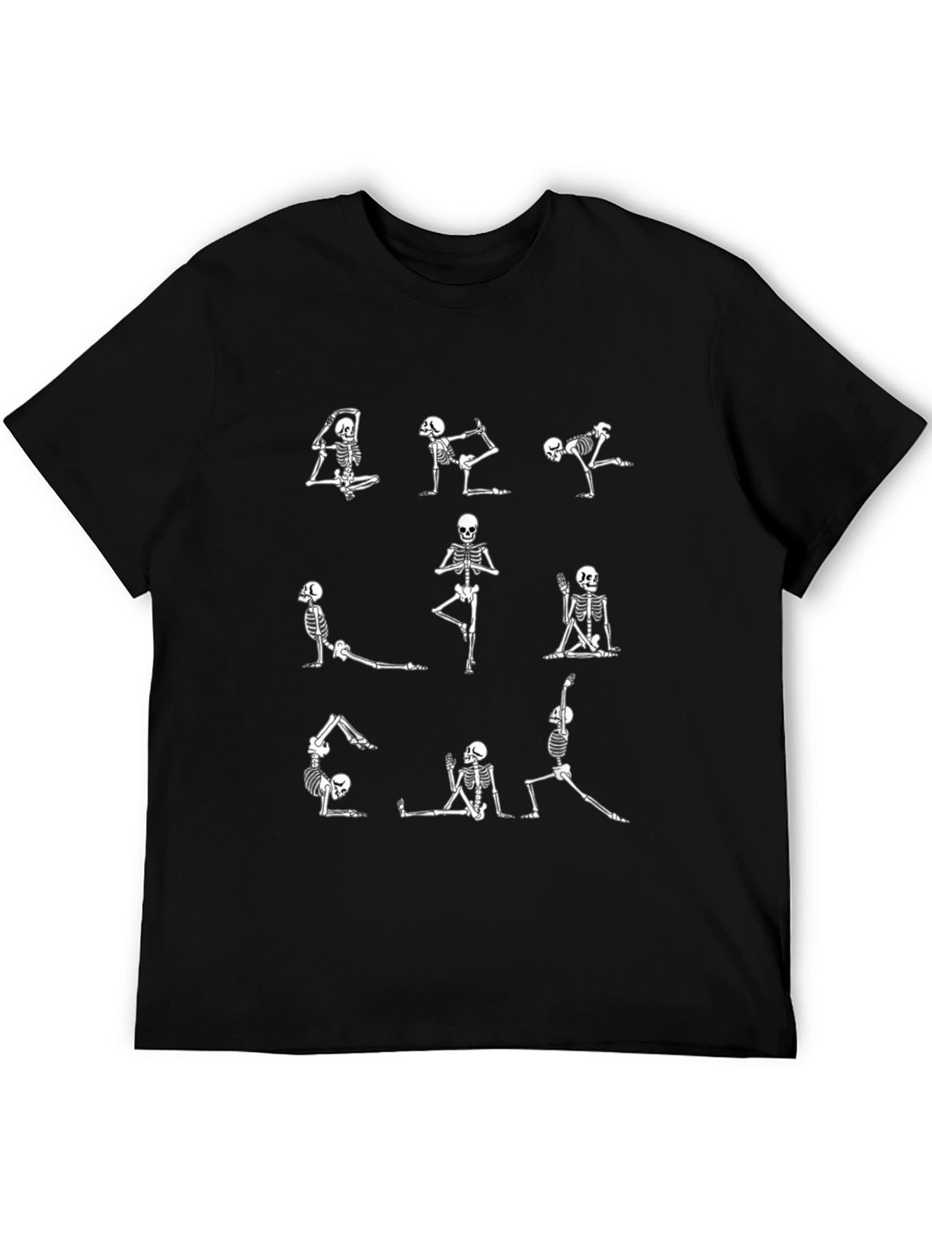 Yoga Skeleton T-Shirt - Funny Halloween Tee