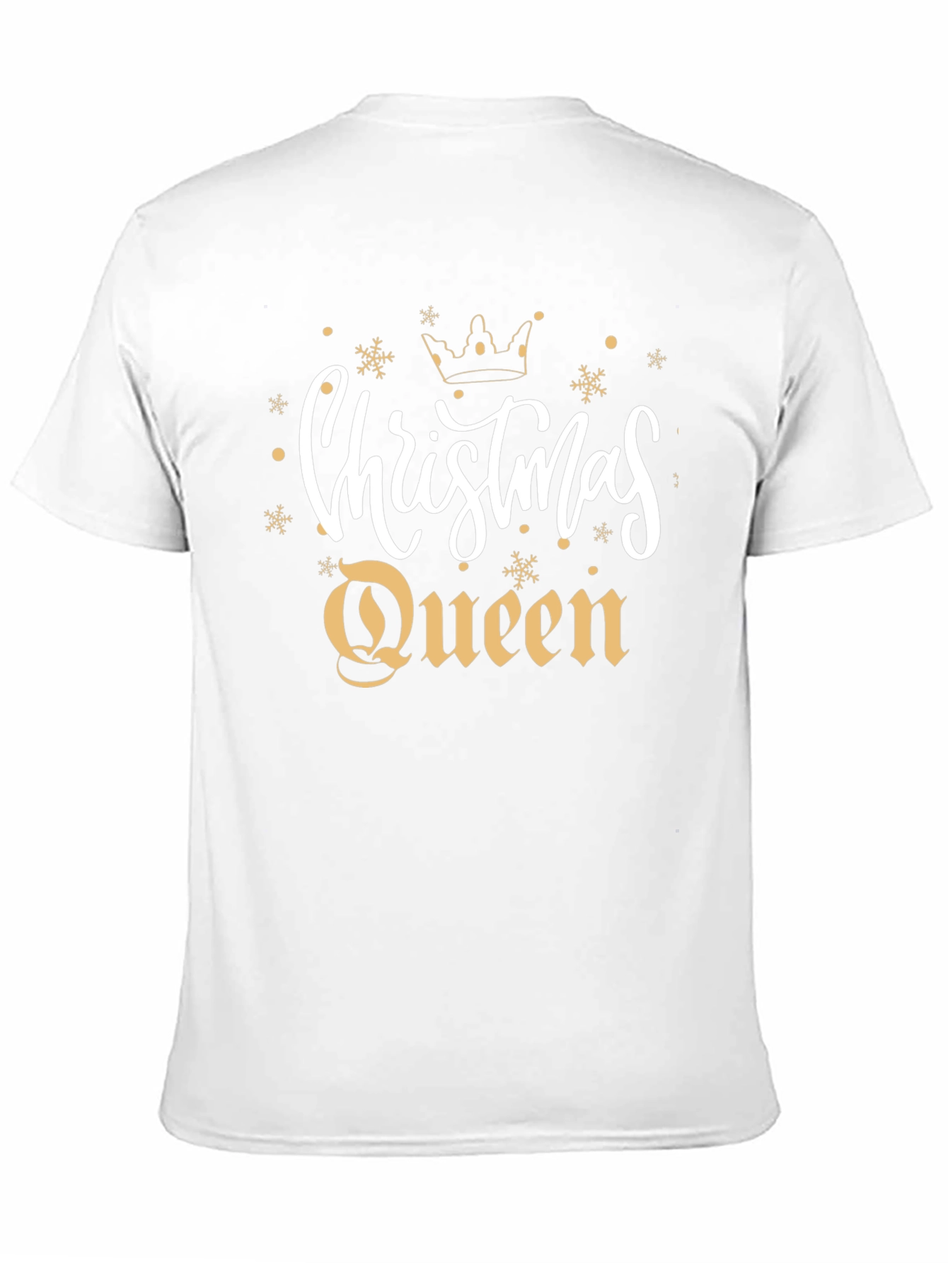 Christmas Queen Black T-Shirt